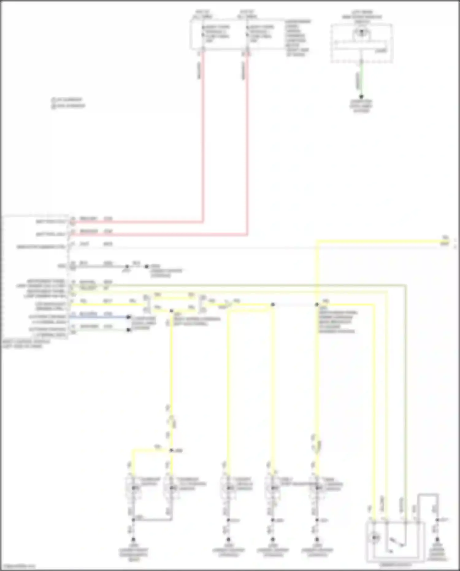 Wiring diagram sunroof tilt position switch for GMC Canyon III (2022-2024) (2 of 3)
