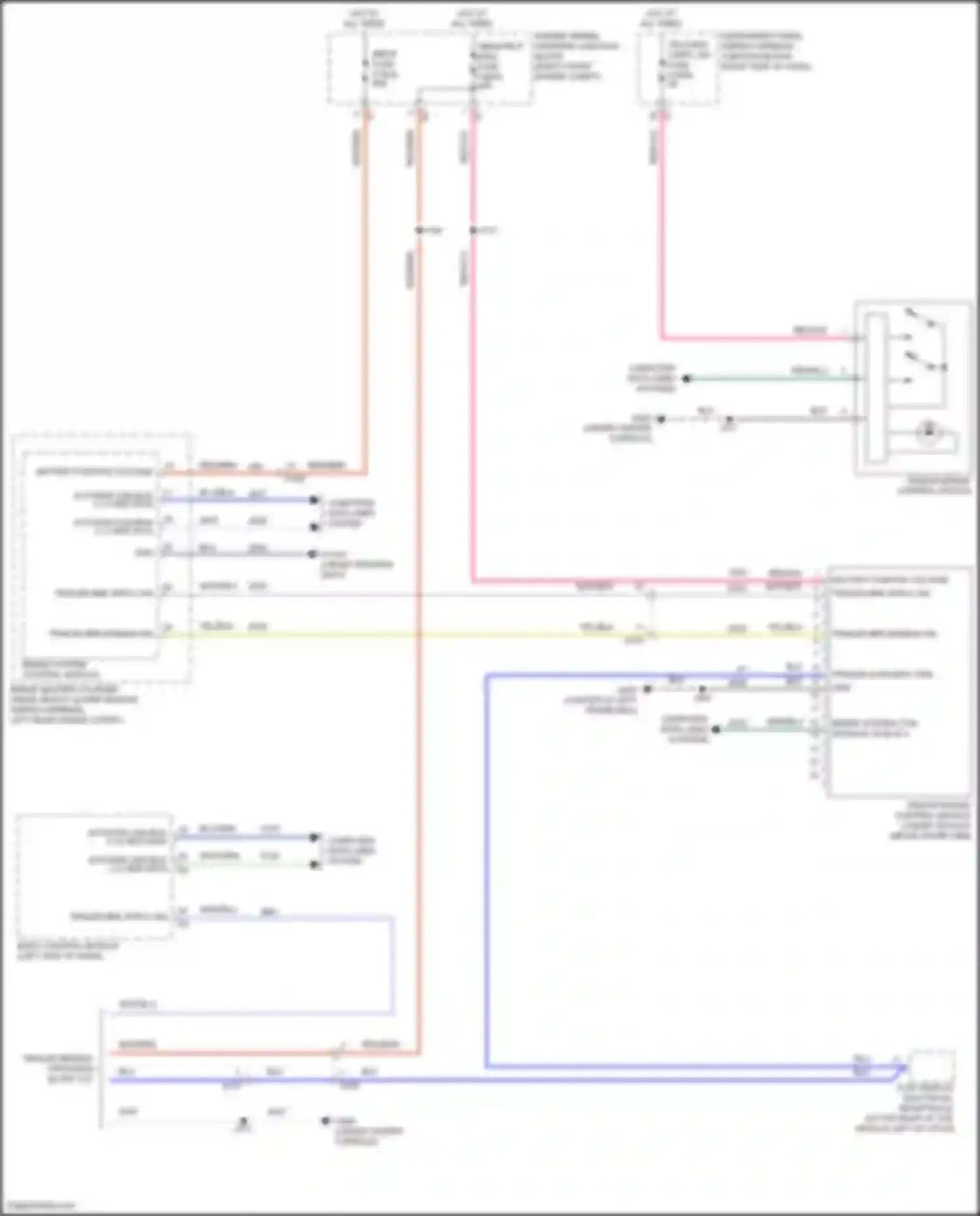 Wiring diagram trailer brake control module for GMC Canyon III (2022-2024) (4 of 4)