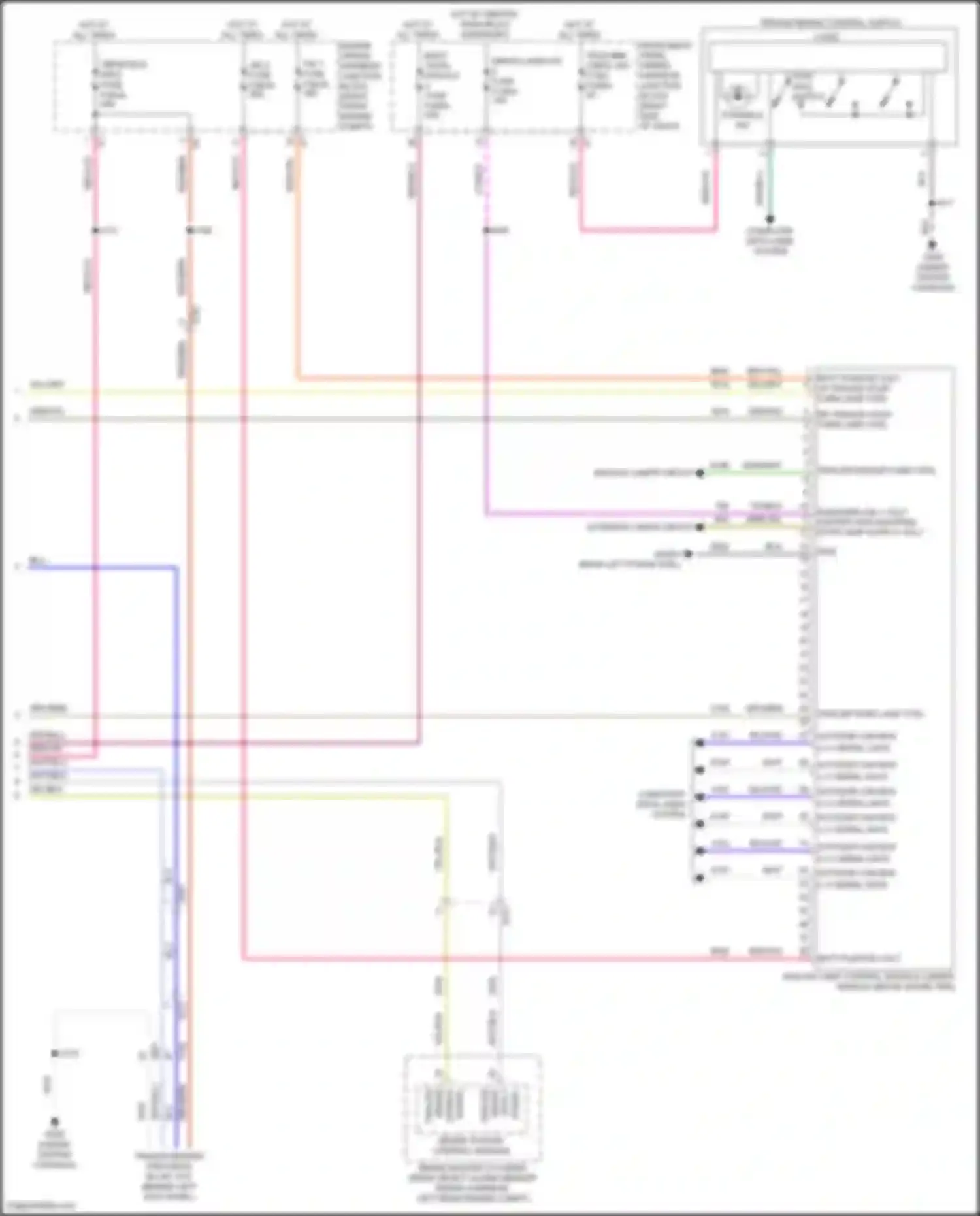 Wiring diagram trailer brake control switch for GMC Canyon III (2022-2024) (5 of 5)