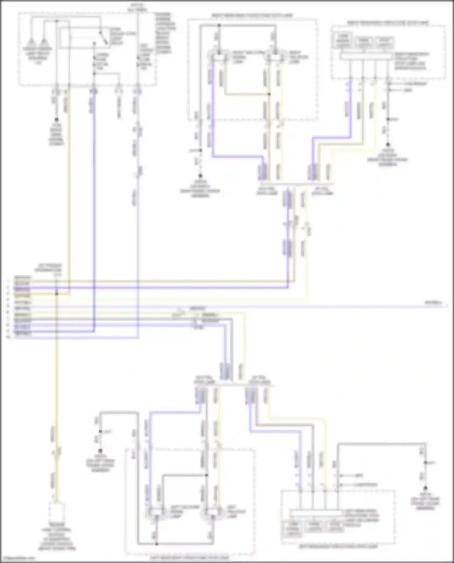 Wiring diagram turn signal lights for GMC Canyon III (2022-2024) (3 of 3)
