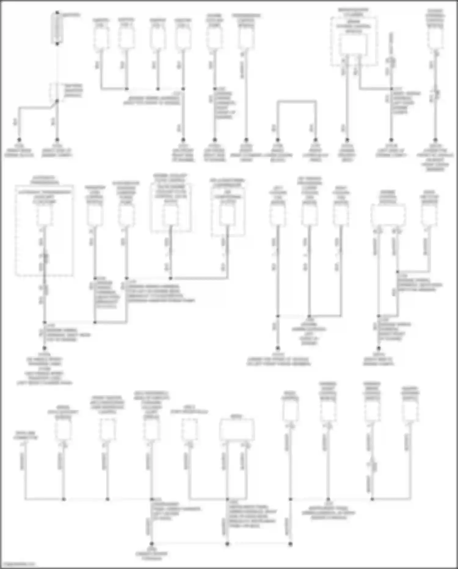 Wiring diagram w/o windshield head-up display for GMC Canyon III (2022-2024) (1 of 1)