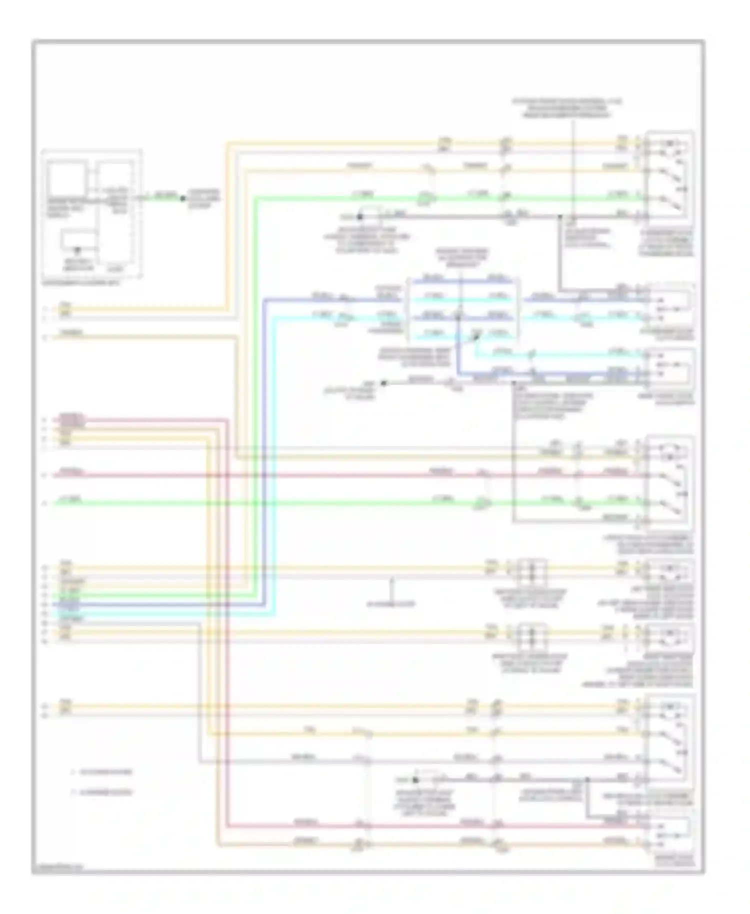 Cutaway G3500 GMC  (2012-2013): Forced entry circuit (2 of 2)