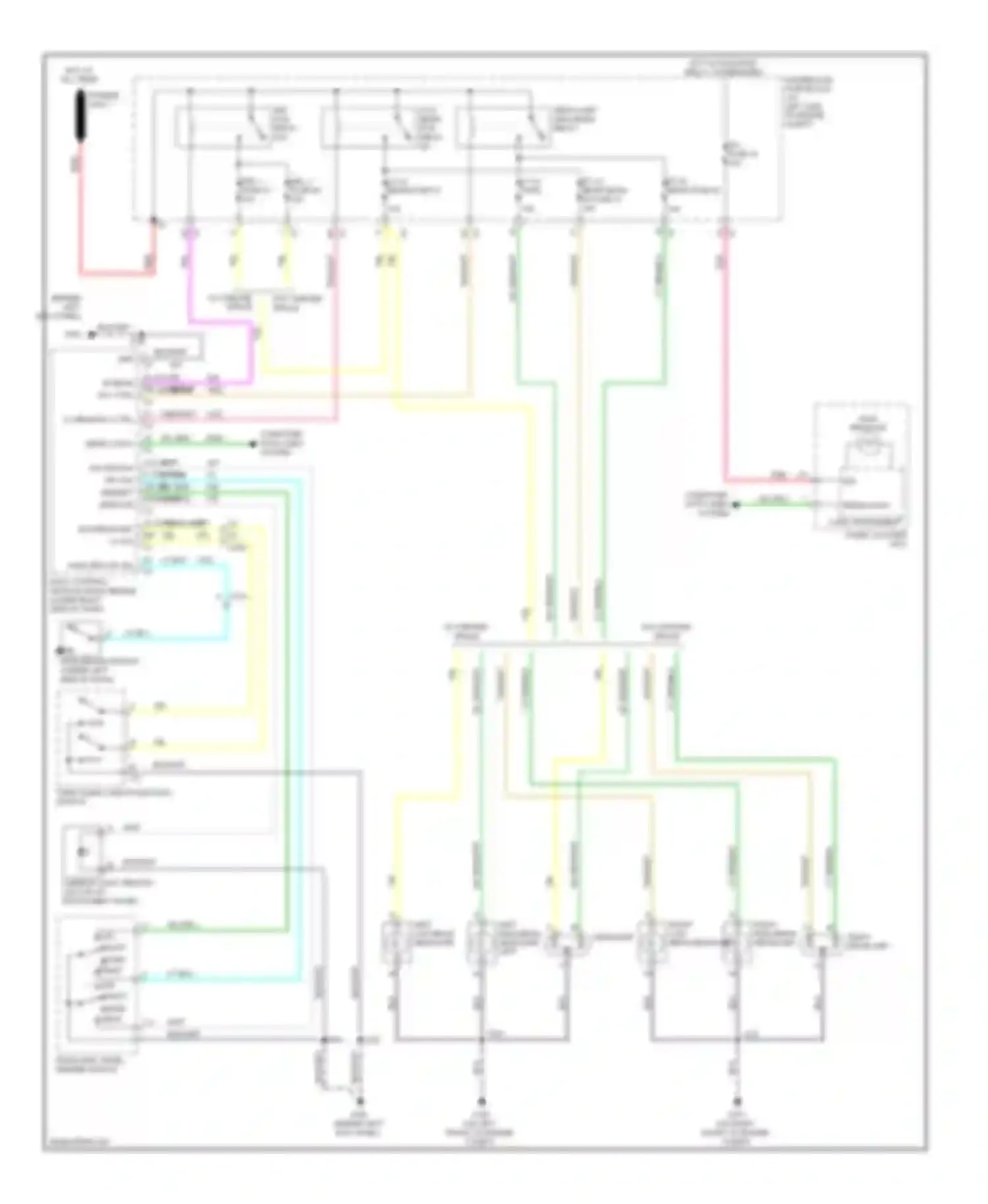 Cutaway G3500 GMC  (2012-2013): Headlights circuit