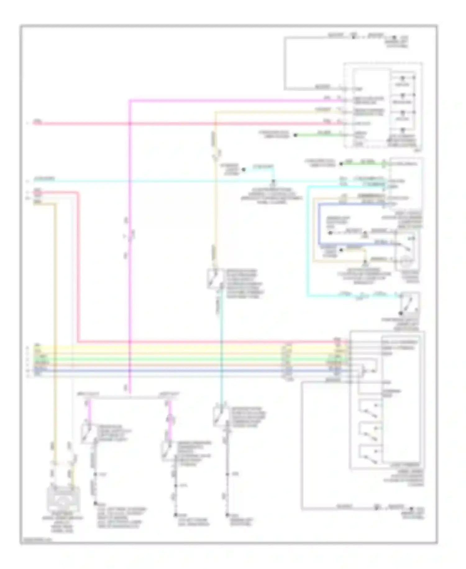 Wiring diagram brk fluid level sensor sig for GMC Cutaway G3500  (2012-2013) (1 of 1)