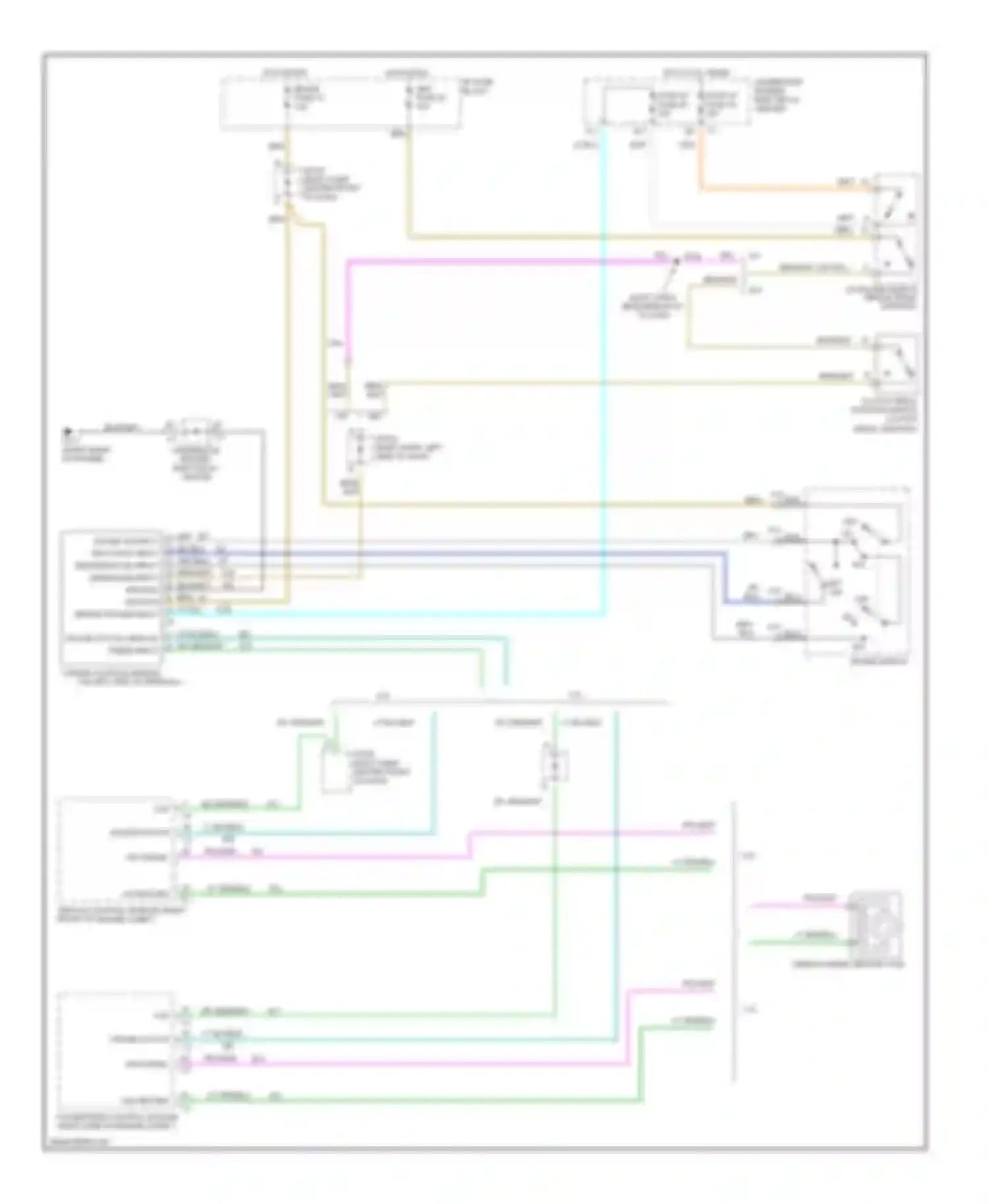 Envoy GMC I (1997-2000): Cruise control circuit