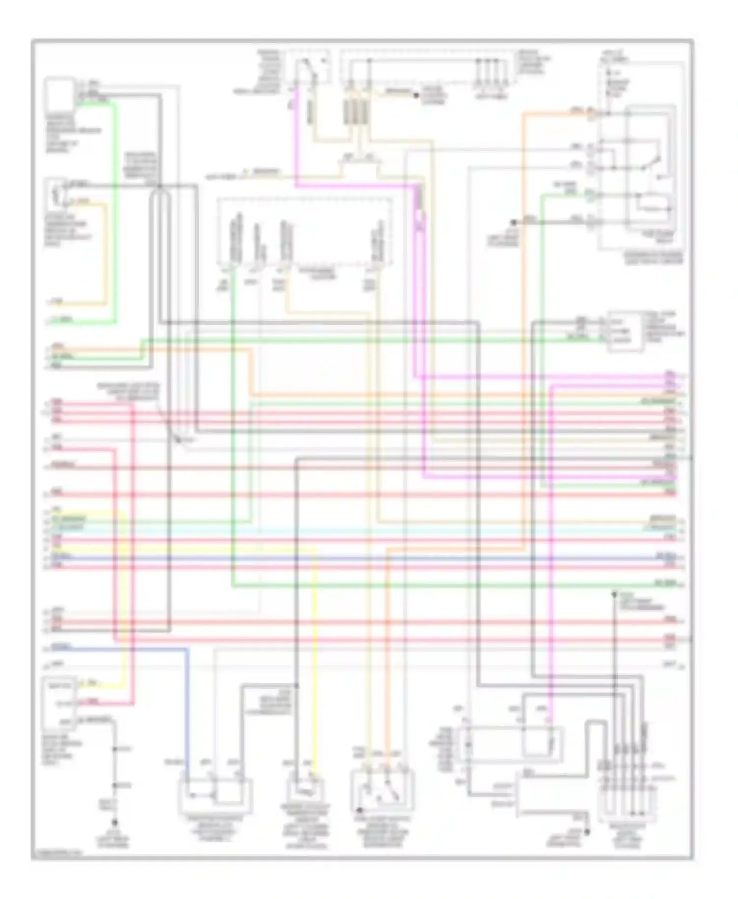 Envoy GMC I (1997-2000): Wiring diagram engine performance 4.3l (vin w)s (3 of 4)