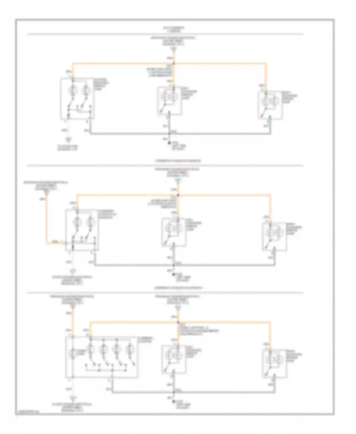 Envoy GMC I (1997-2000): Courtesy lamps circuit (2 of 2)