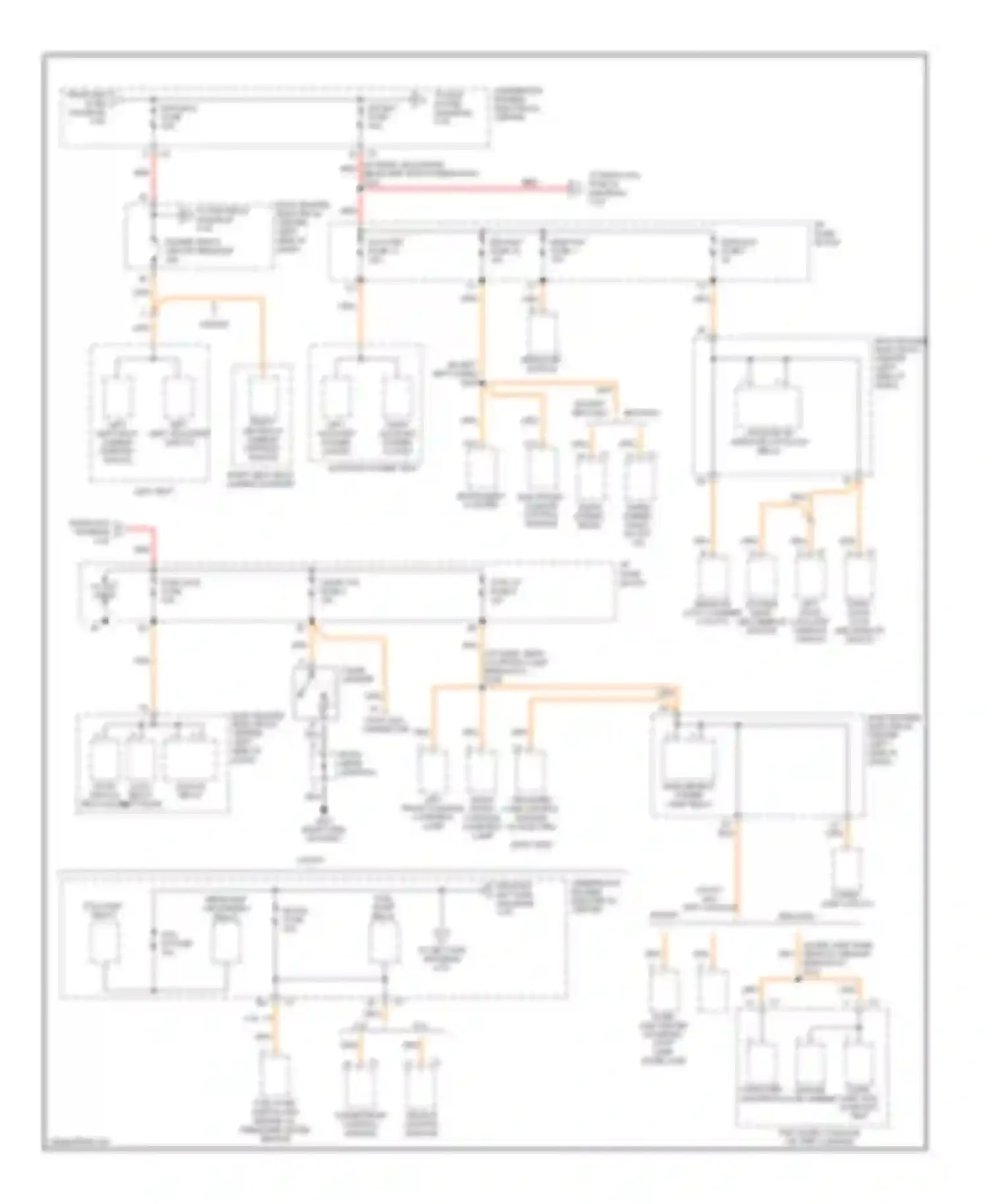 Envoy GMC I (1997-2000): Power distribution circuit (3 of 5)