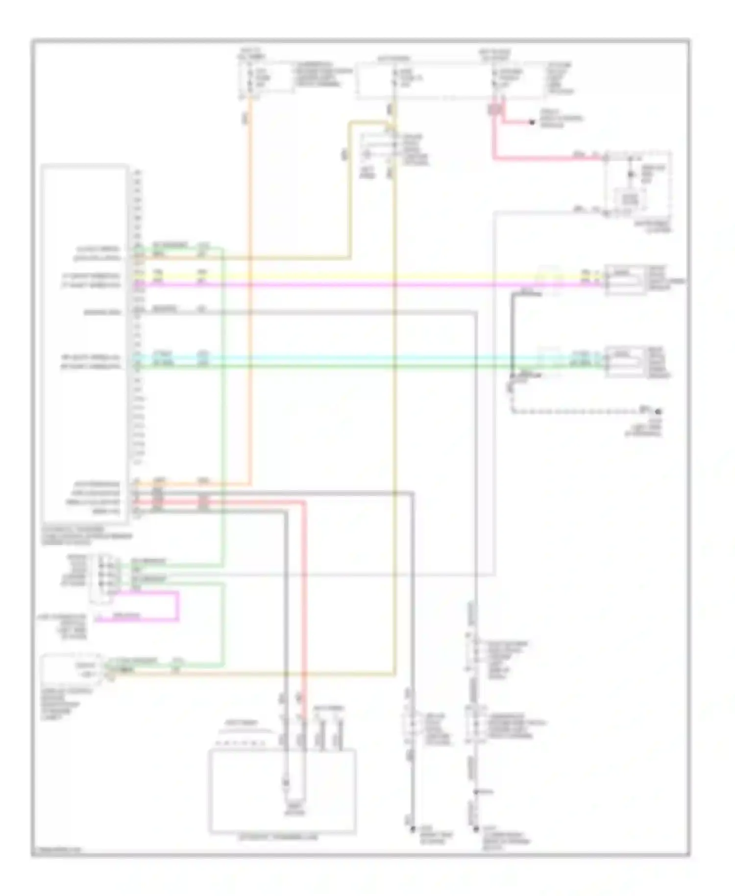 Envoy GMC I (1997-2000): Active trac awd transfer case circuit