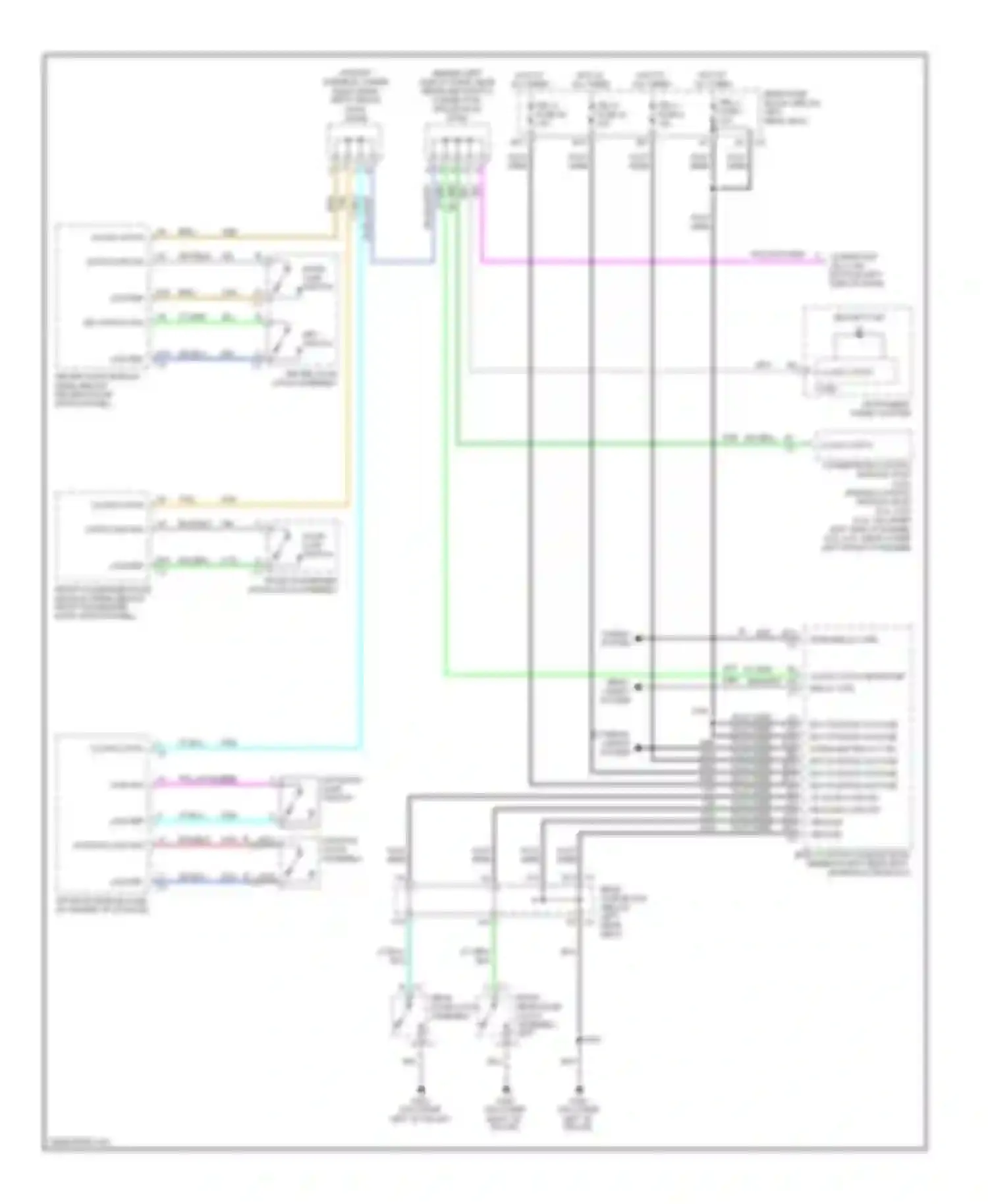 Envoy GMC II (2001-2009): Forced entry circuit