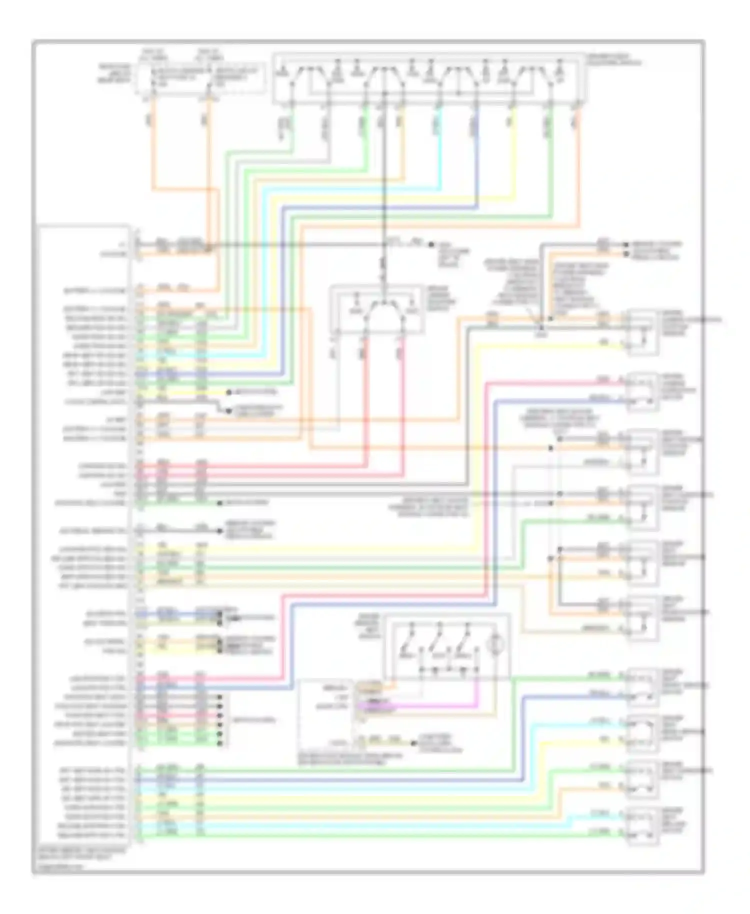 Envoy GMC II (2001-2009): Driver"s memory seat circuit