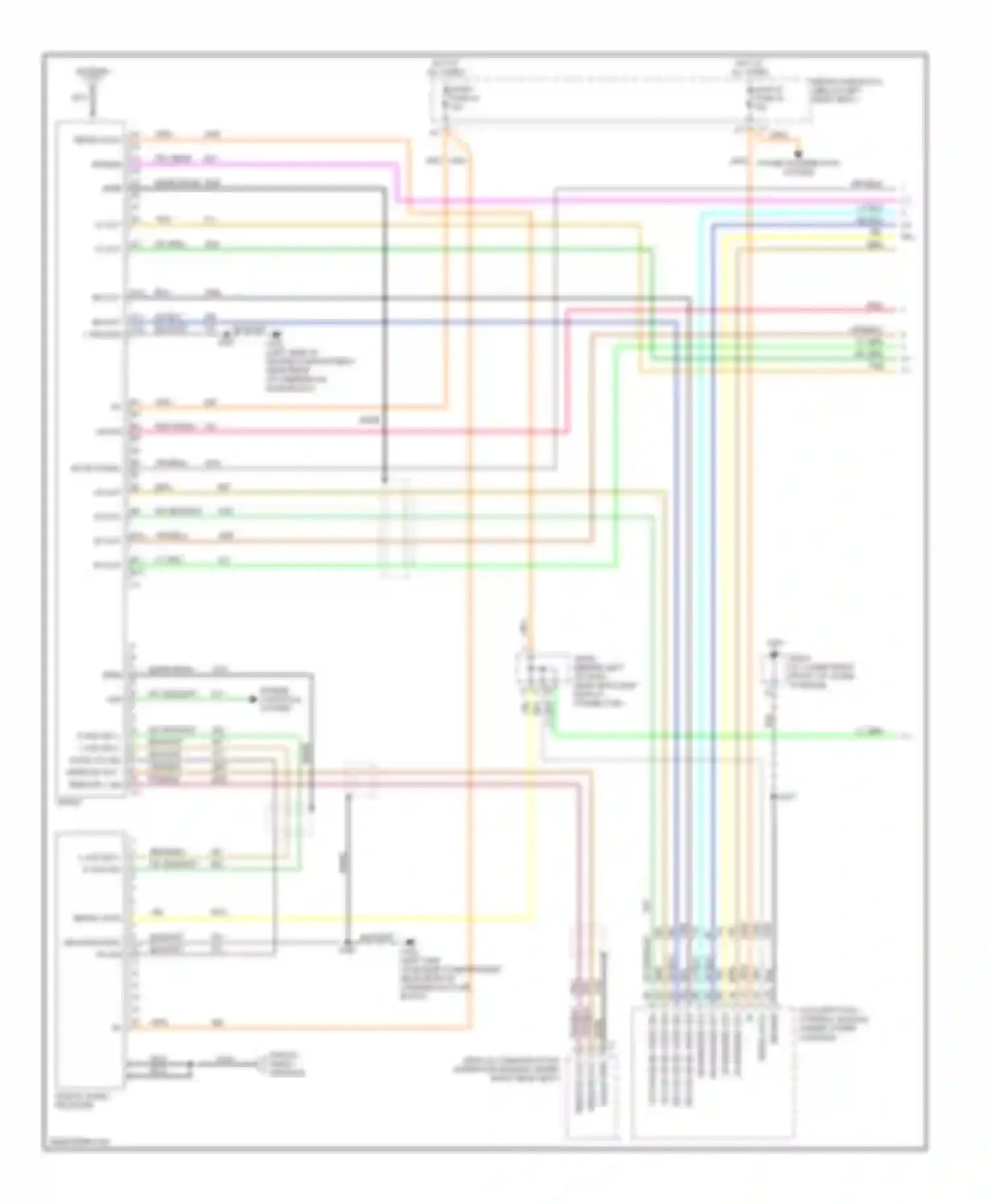 Wiring diagram bare drain wire for GMC Envoy II (2001-2009) (3 of 4)