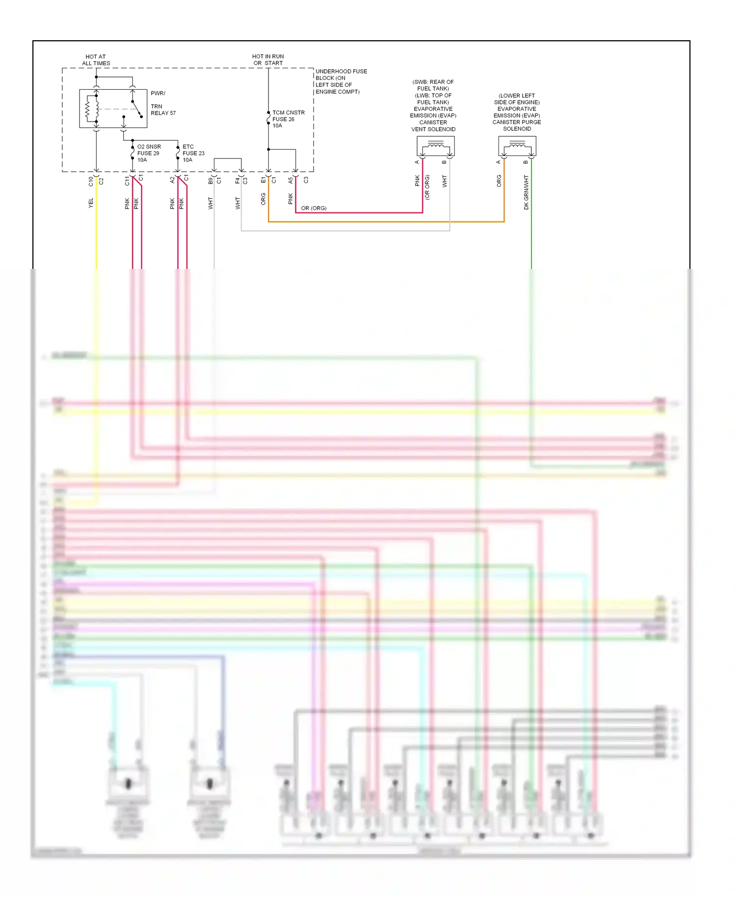GMC Envoy II (2001-2009) ctrl wiring diagram  (1 of 2)