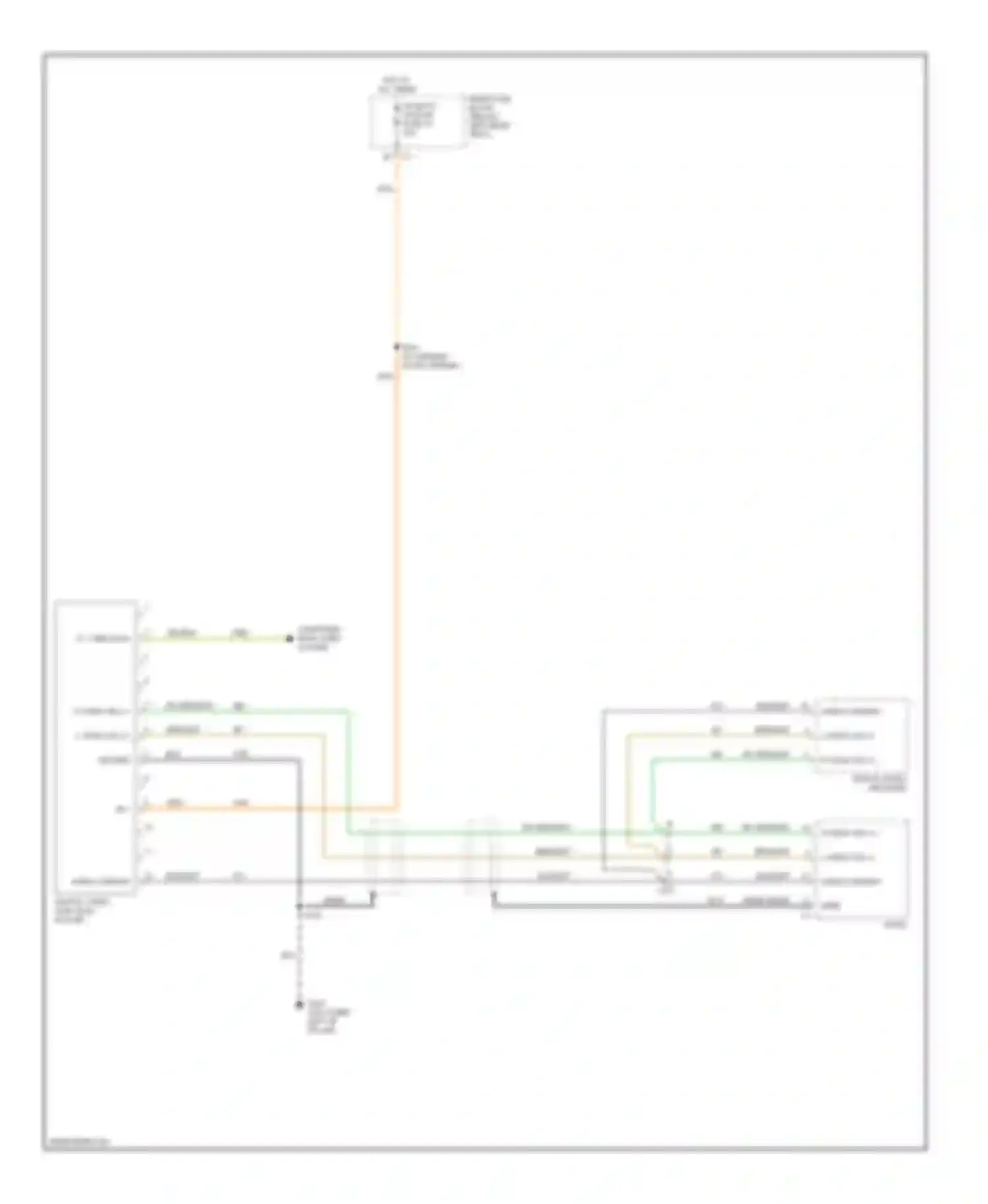 Wiring diagram digital radio receiver for GMC Envoy II (2001-2009) (2 of 5)