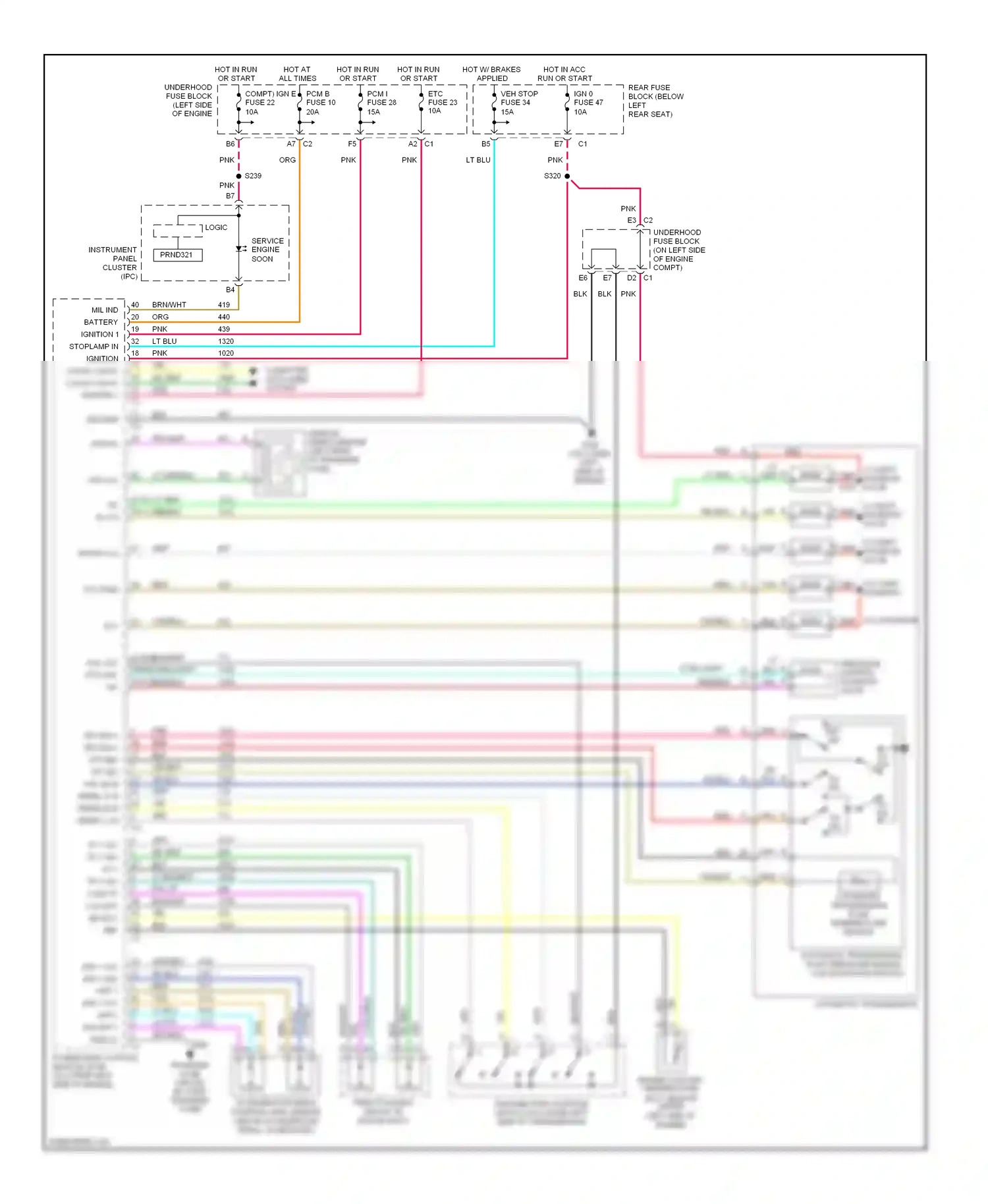 GMC Envoy II (2001-2009) engine coolant temperature (ect) sensor (upper left side of engine) wiring diagram  (1 of 1)