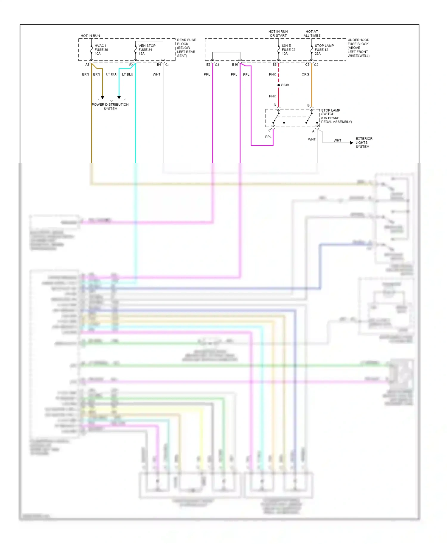 GMC Envoy II (2001-2009) (open) wiring diagram  (1 of 2)
