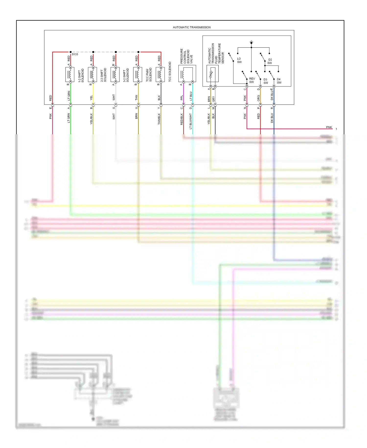GMC Envoy II (2001-2009) sensor wiring diagram  (1 of 1)