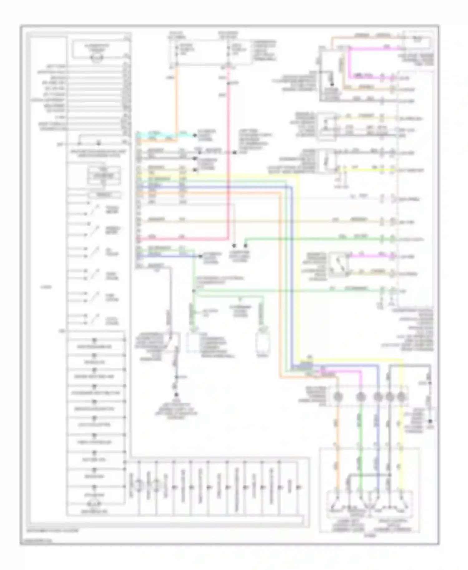 Wiring diagram w/ premium sound system for GMC Envoy II (2001-2009) (2 of 3)
