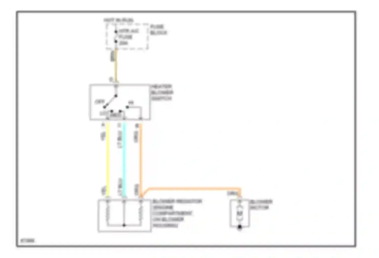 Forward Control P3500 GMC  (1985-1999): Heater circuit
