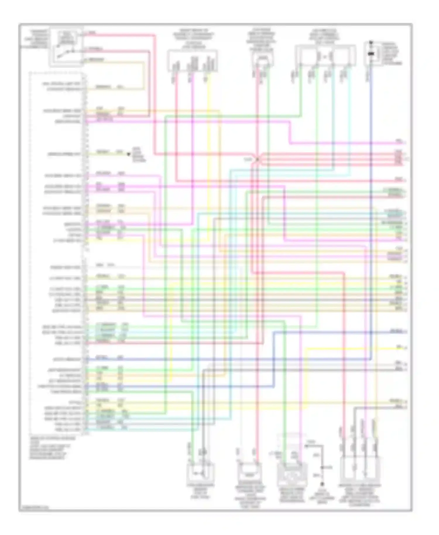 Forward Control P3500 GMC  (1985-1999): Wiring diagram engine performance 4.3l vin ws (1 of 4)