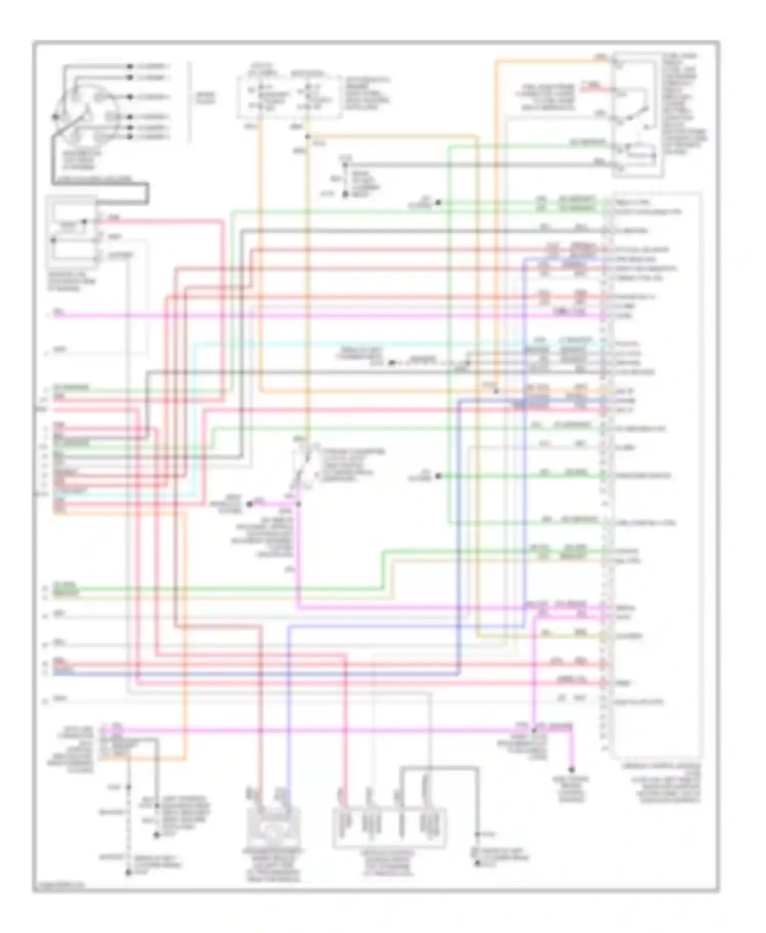 Forward Control P3500 GMC  (1985-1999): Wiring diagram engine performance 4.3l vin ws (4 of 4)