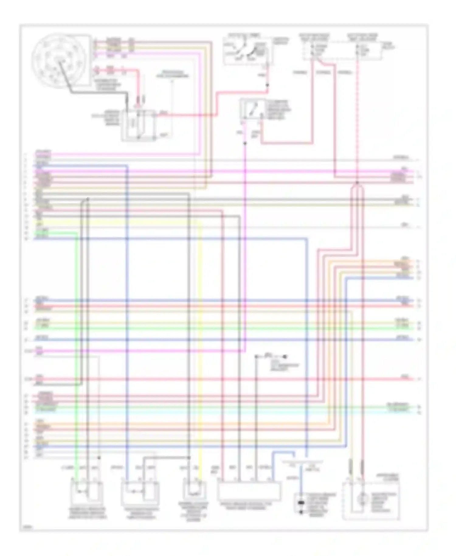 Forward Control P3500 GMC  (1985-1999): Wiring diagram engine performance 4.3l (vin z)s, a/t commercial
chassis (2 of 3)