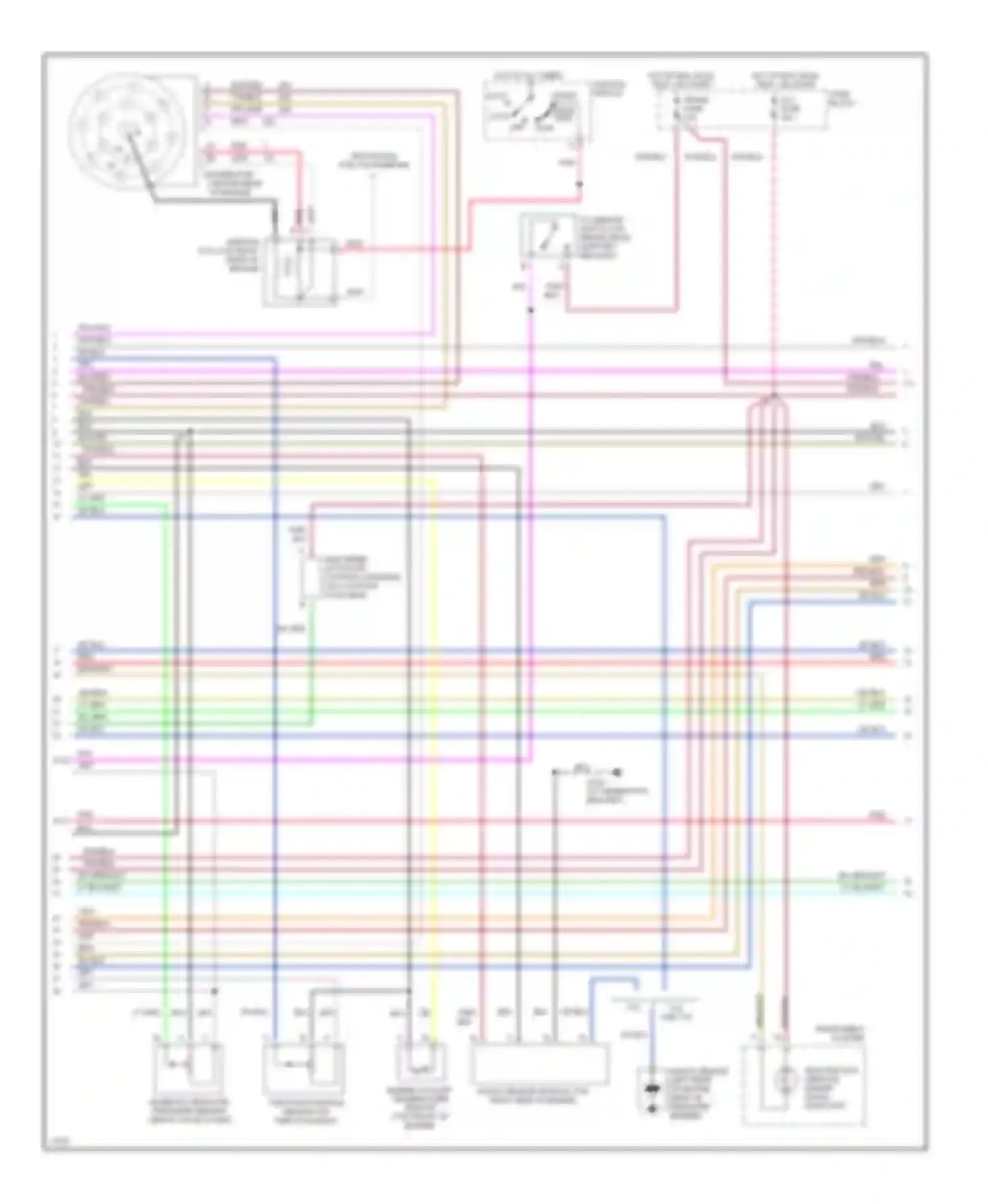 Forward Control P3500 GMC  (1985-1999): Wiring diagram engine performance 4.3l (vin z)s, a/t except cutaway
(2 of 3)
