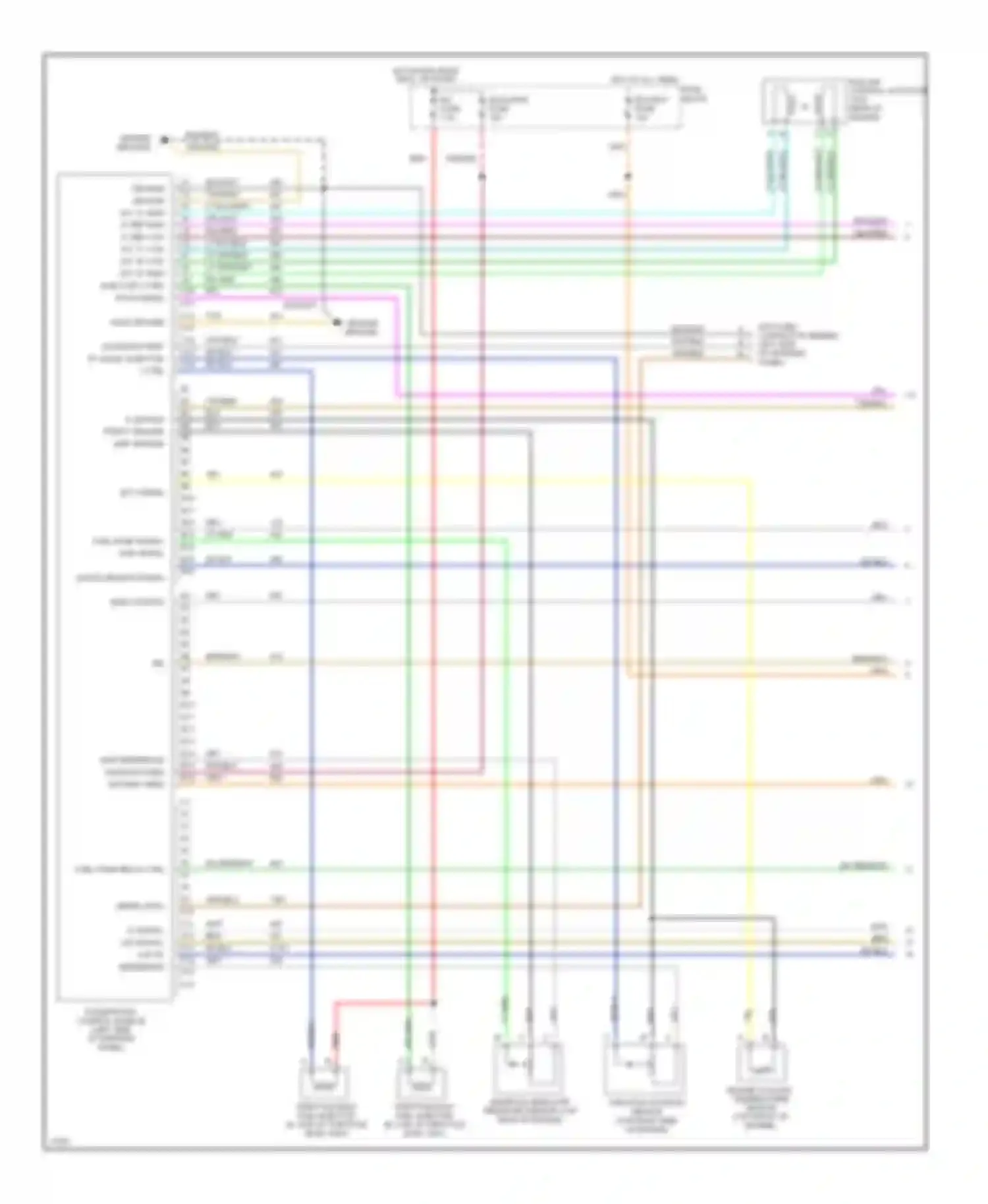 Forward Control P3500 GMC  (1985-1999): Wiring diagram engine performance 4.3l (vin z)s, m/t (1 of 2)