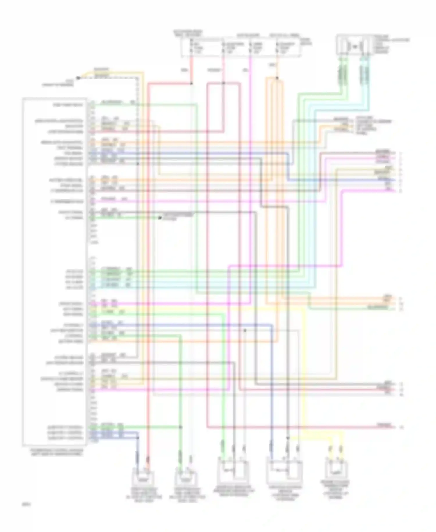 Forward Control P3500 GMC  (1985-1999): Wiring diagram engine performance 4.3l (vin z)s, m/t commercial
chassis (1 of 2)