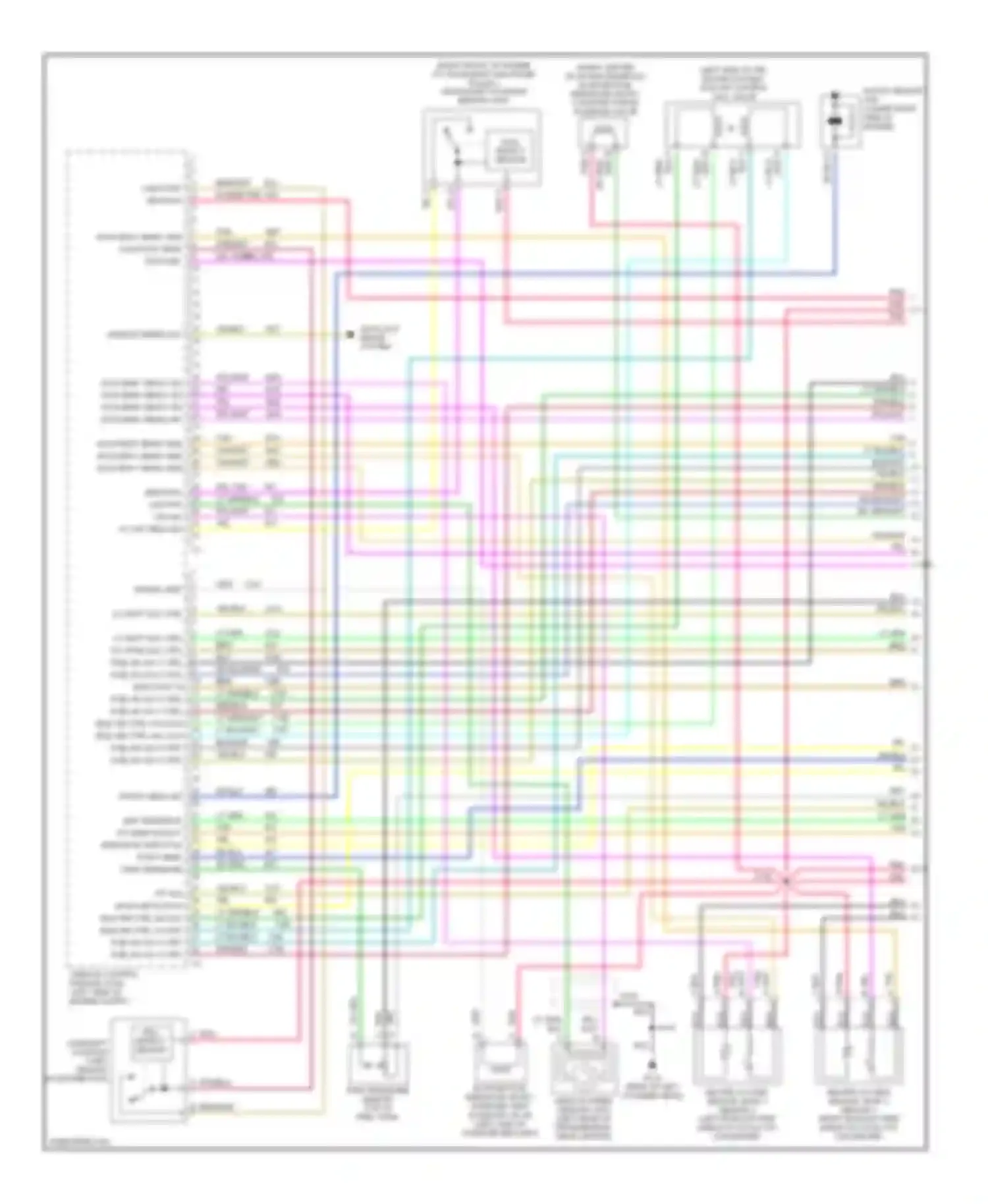 Forward Control P3500 GMC  (1985-1999): Wiring diagram engine performance 5.7l (vin r)s, commercial chassis
(1 of 4)