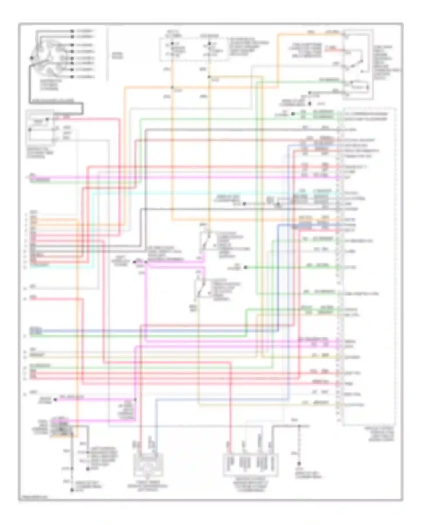 Forward Control P3500 GMC  (1985-1999): Wiring diagram engine performance 5.7l (vin r)s, commercial chassis
(4 of 4)