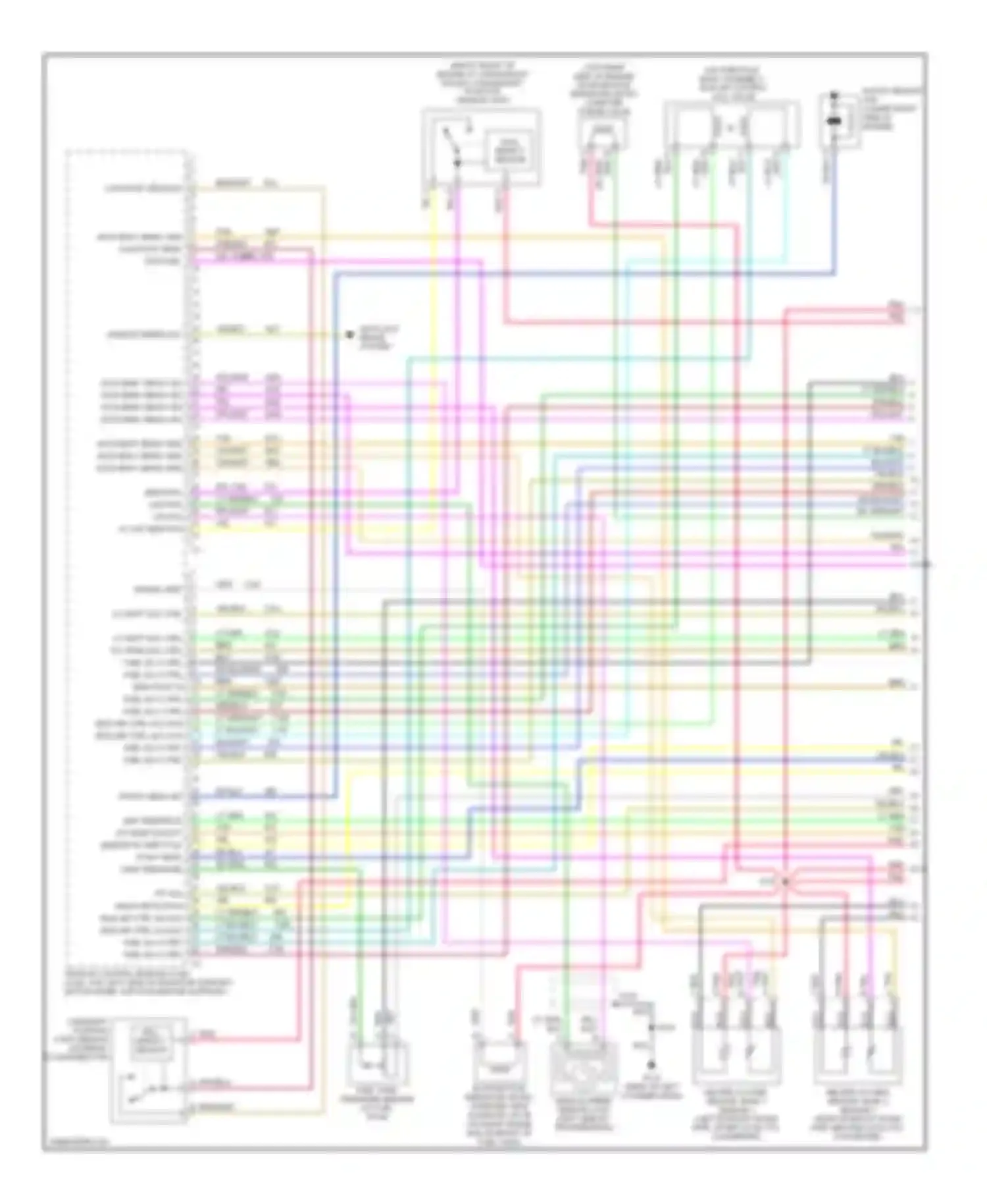 Forward Control P3500 GMC  (1985-1999): Wiring diagram engine performance 5.7l vin rs (1 of 4)