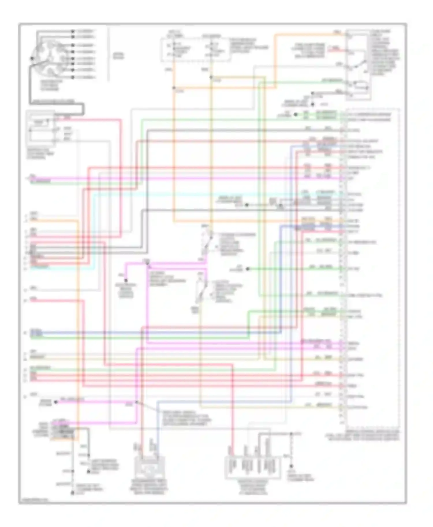 Forward Control P3500 GMC  (1985-1999): Wiring diagram engine performance 5.7l vin rs (4 of 4)