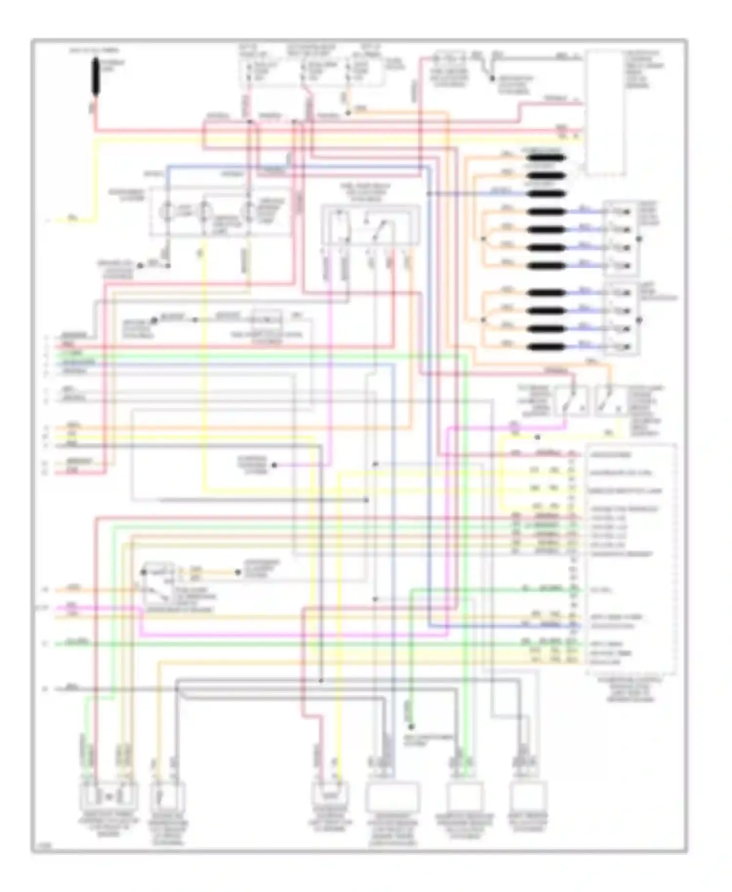 Forward Control P3500 GMC  (1985-1999): Wiring diagram engine performance 6.5l (vin f)s (2 of 2)
