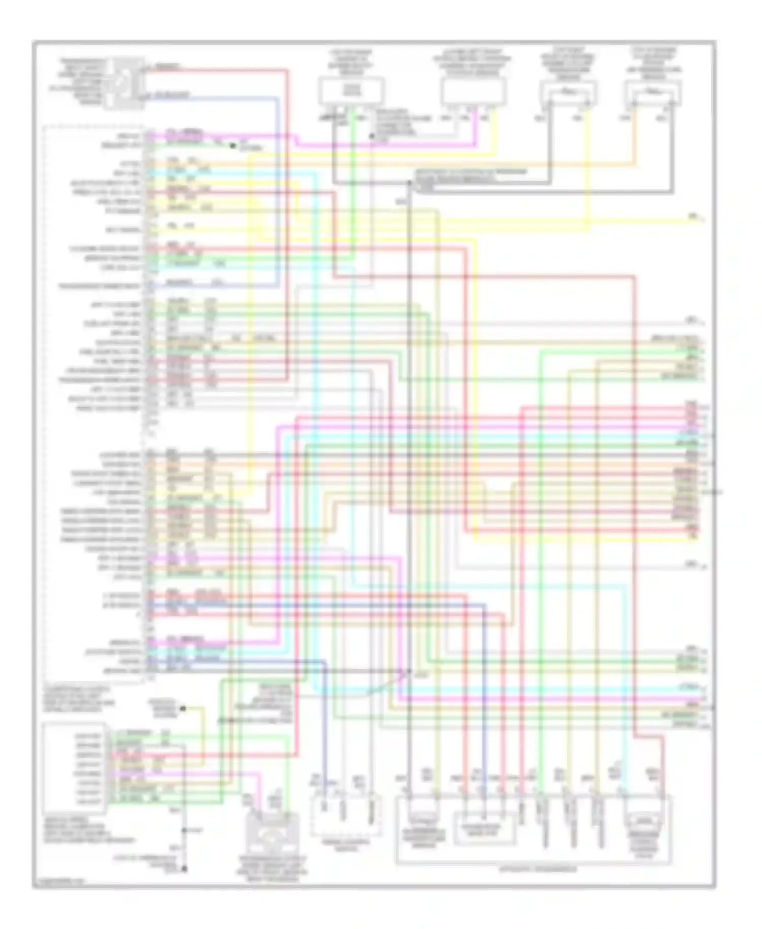 Forward Control P3500 GMC  (1985-1999): Wiring diagram engine performance 6.5l vin fs, motorhome chassis (1
of 4)