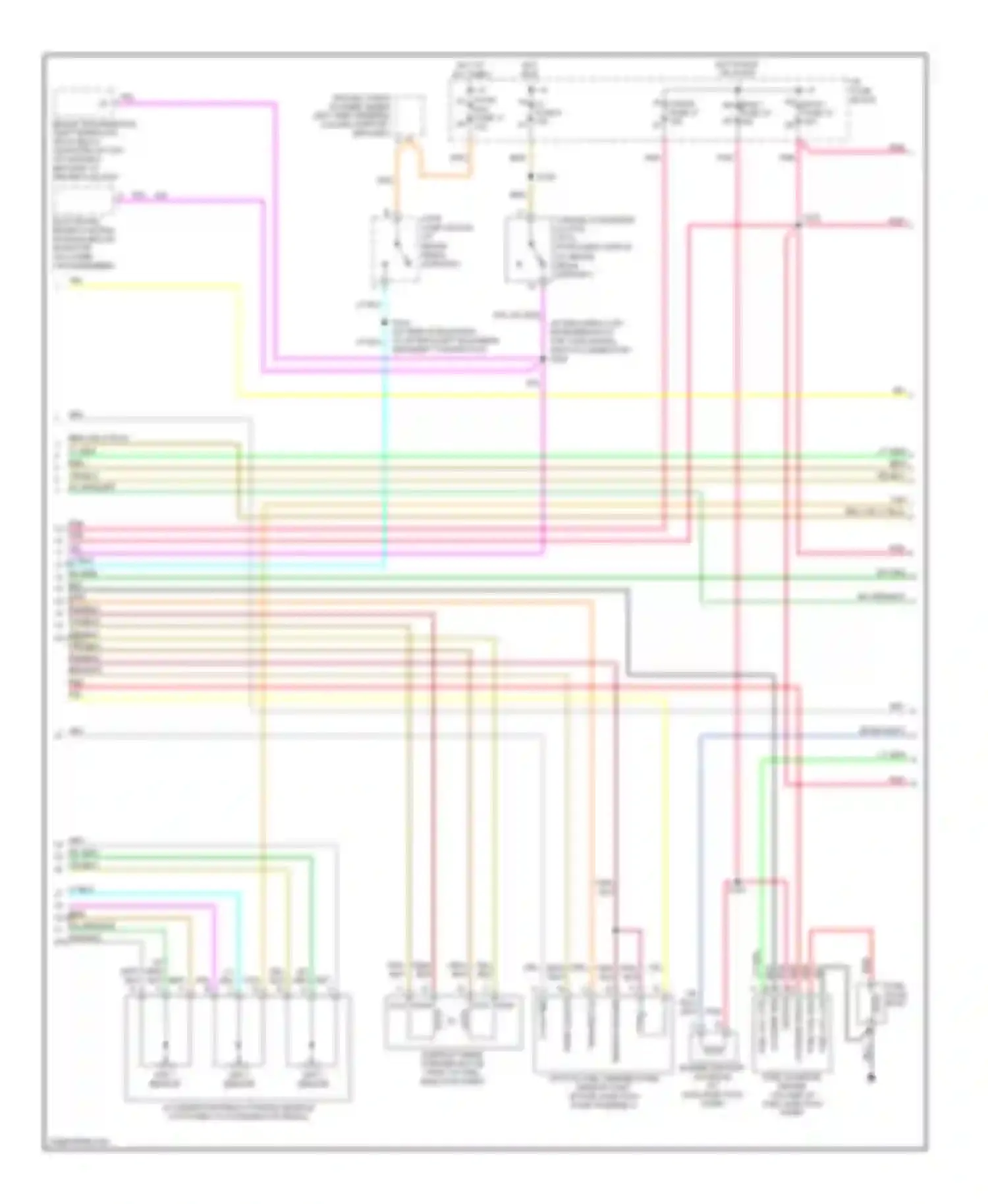 Forward Control P3500 GMC  (1985-1999): Wiring diagram engine performance 6.5l vin fs, motorhome chassis (2
of 4)