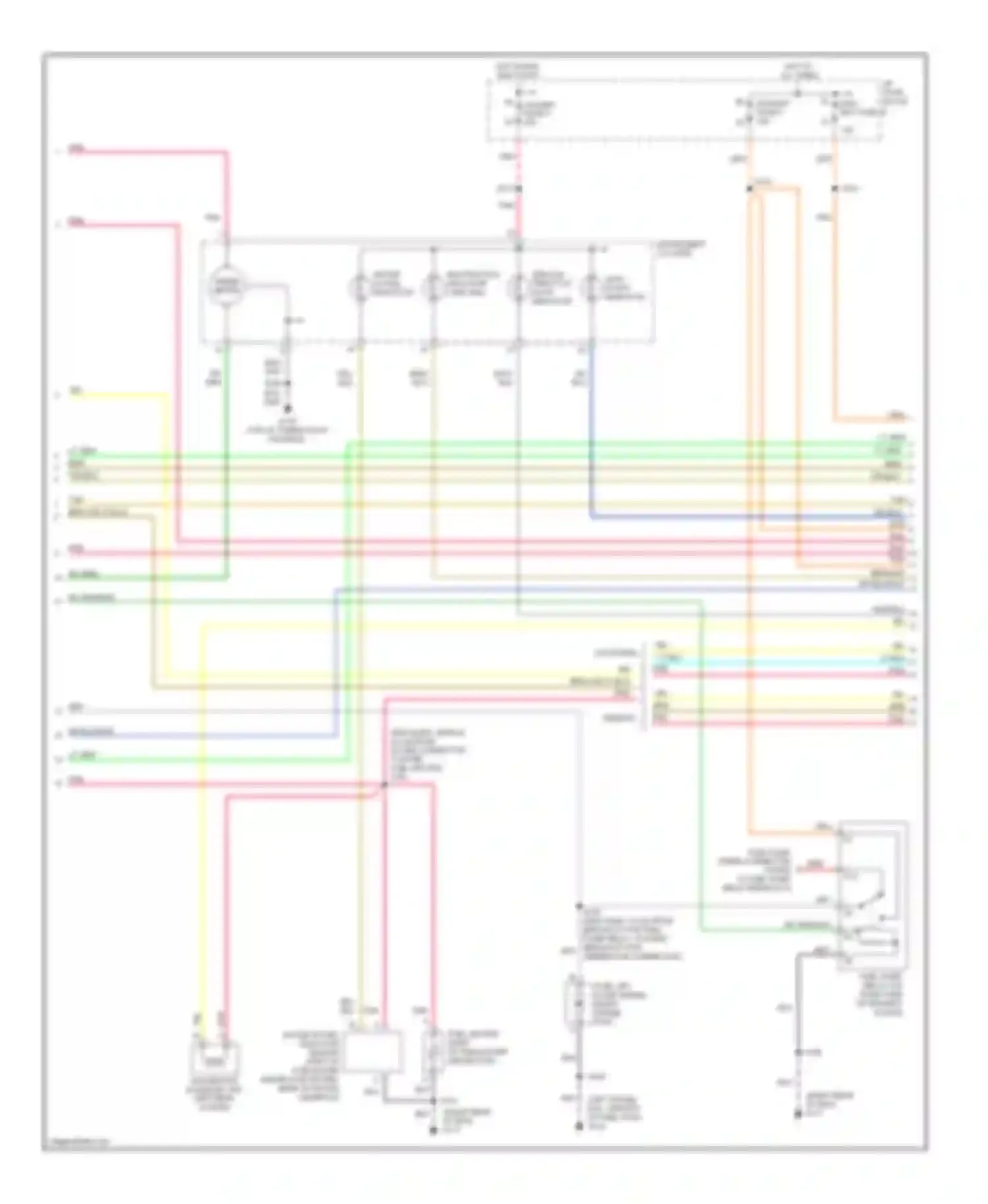 Forward Control P3500 GMC  (1985-1999): Wiring diagram engine performance 6.5l vin fs, motorhome chassis (3
of 4)