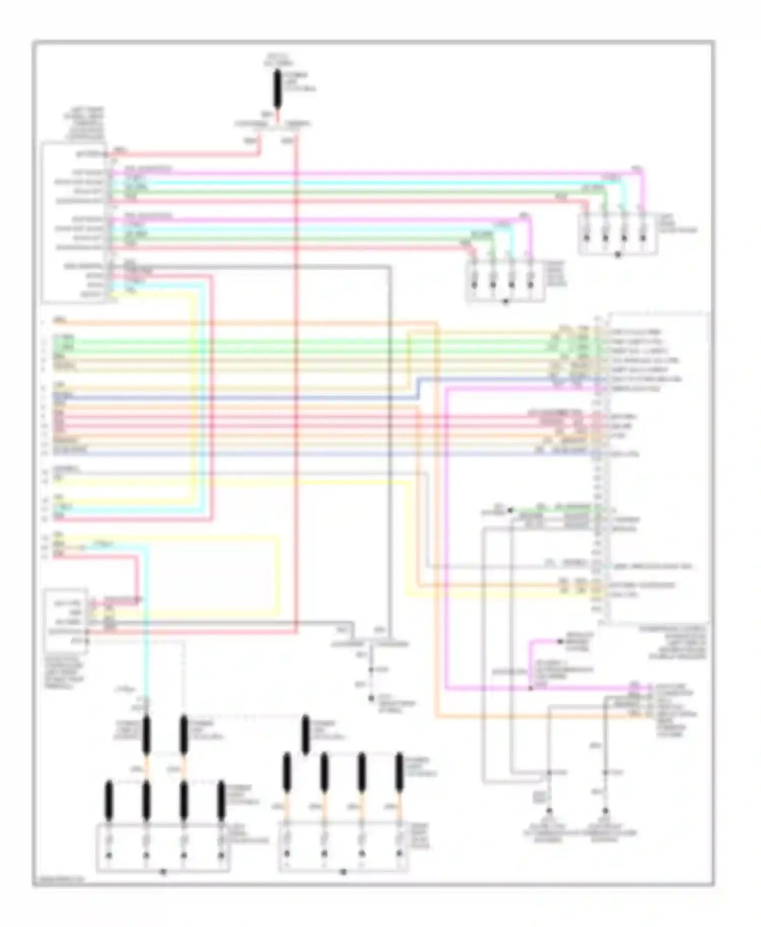 Forward Control P3500 GMC  (1985-1999): Wiring diagram engine performance 6.5l vin fs, motorhome chassis (4
of 4)