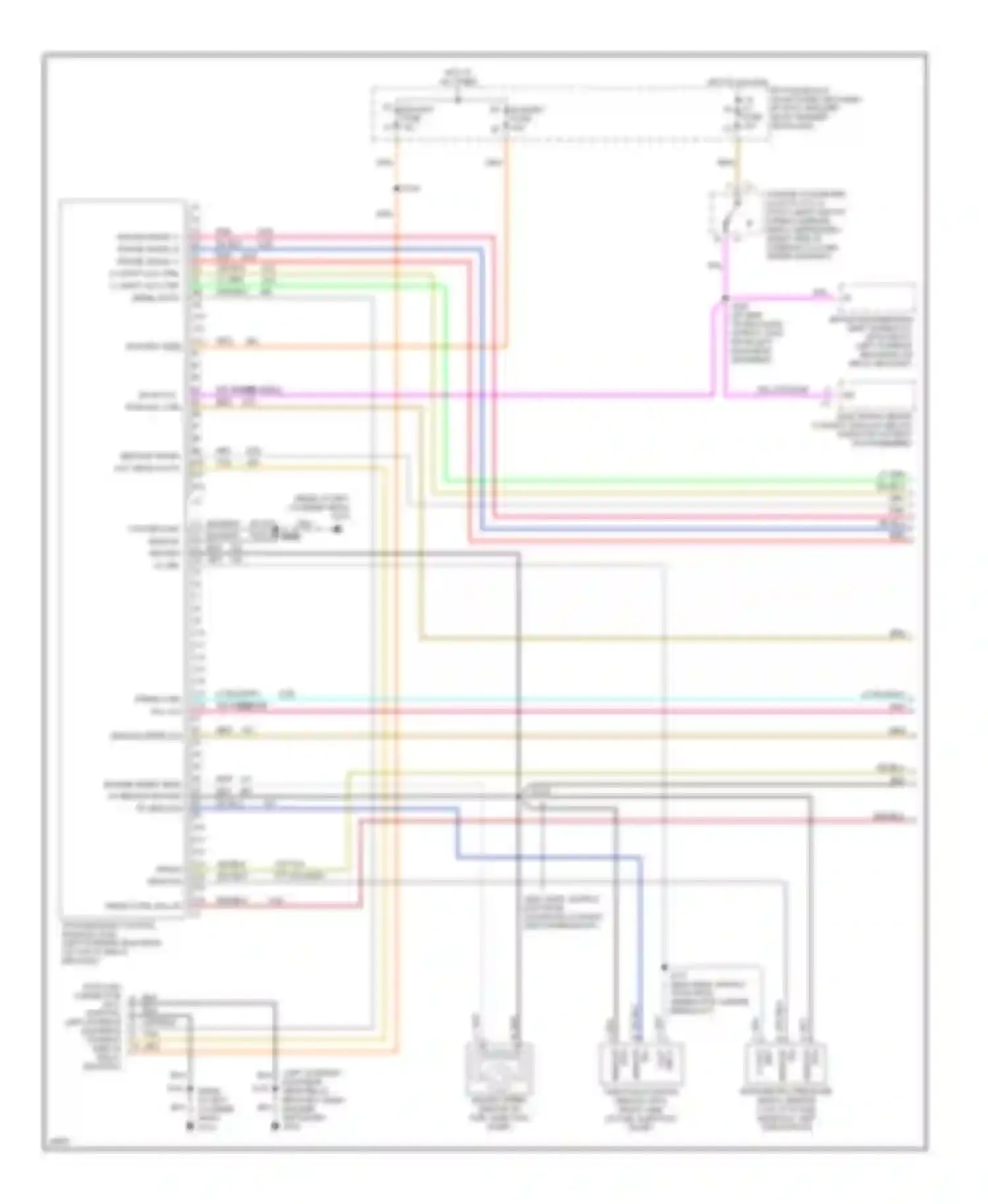 Forward Control P3500 GMC  (1985-1999): Wiring diagram engine performance 6.5l (vin y)s, a/t commercial
chassis (1 of 3)