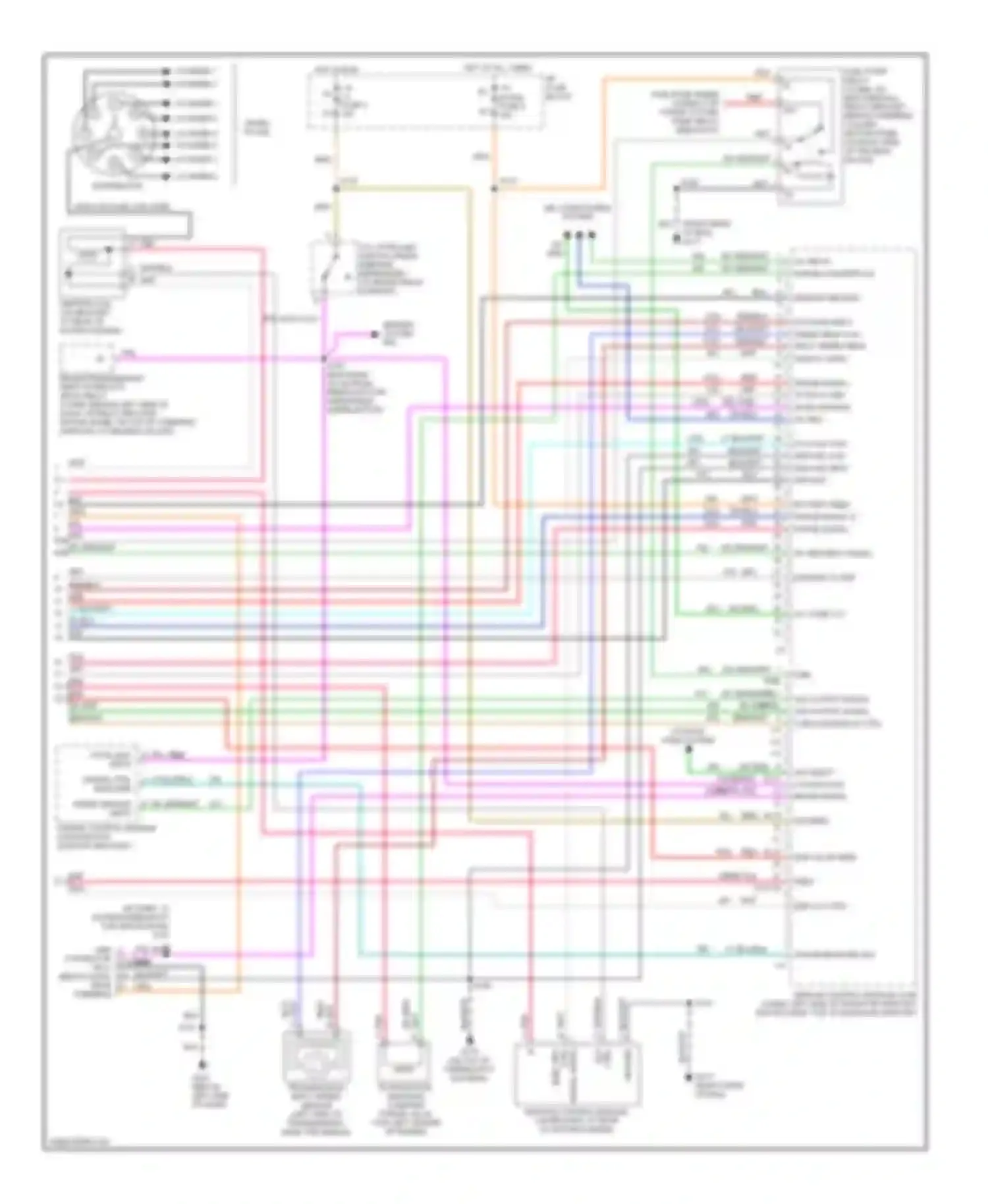Forward Control P3500 GMC  (1985-1999): Wiring diagram engine performance 7.4l vin js (4 of 4)
