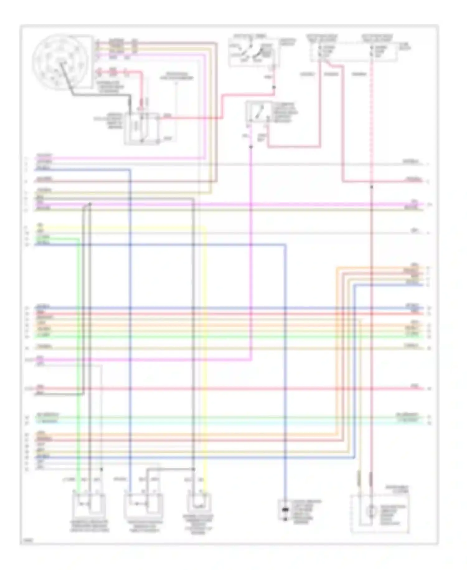 Forward Control P3500 GMC  (1985-1999): Wiring diagram engine performance 7.4l (vin n)s, a/t p/g cutaway (2
of 3)