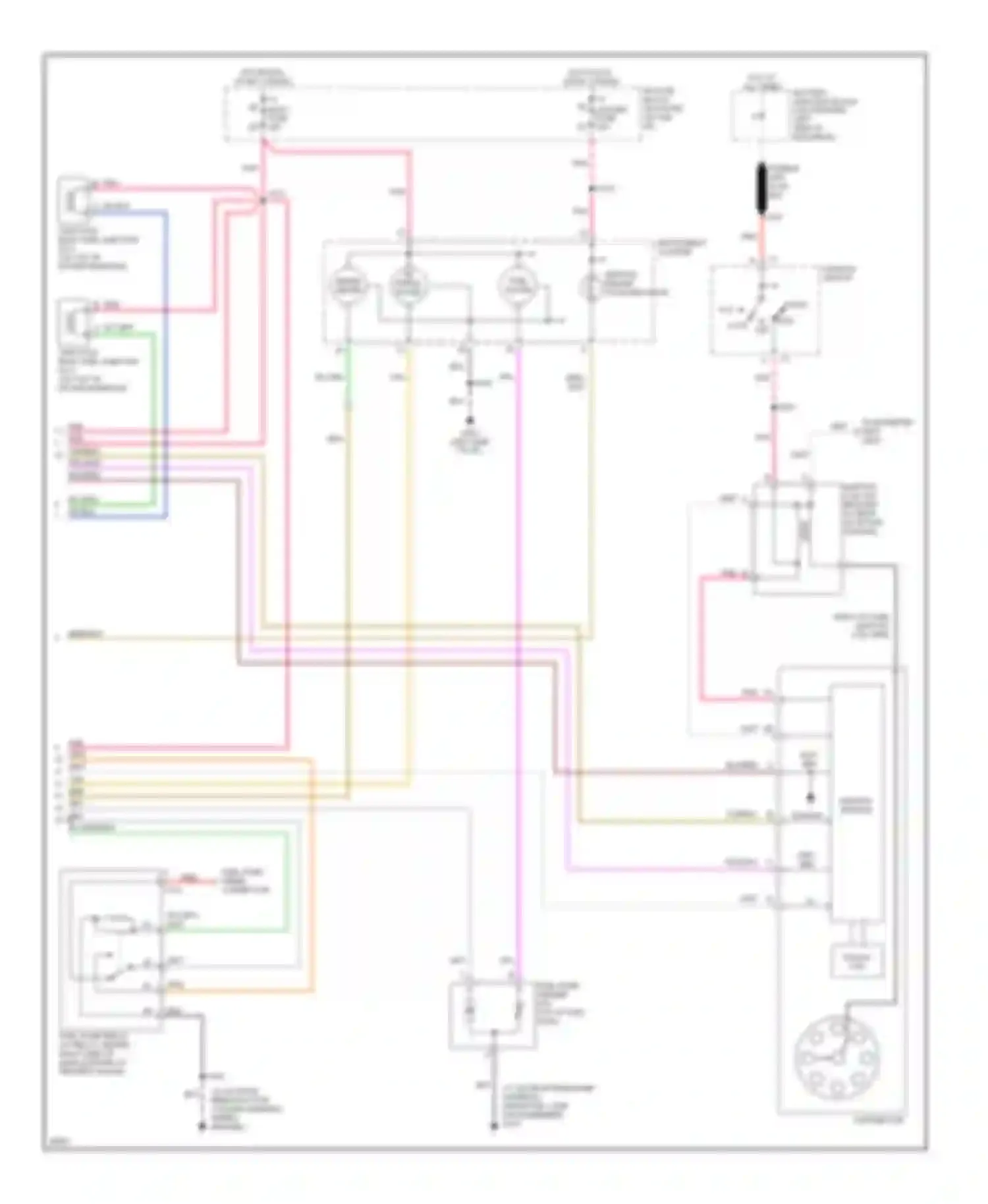 Forward Control P3500 GMC  (1985-1999): Wiring diagram engine performance 7.4l (vin n)s, motor home chassis
(3 of 3)