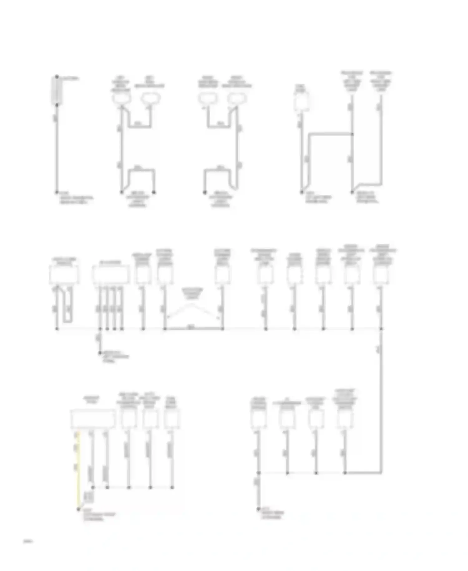 Forward Control P3500 GMC  (1985-1999): Ground distribution circuit, motorhome chassis