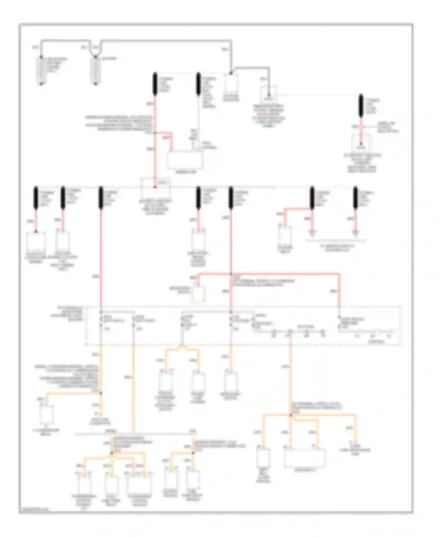 Forward Control P3500 GMC  (1985-1999): Power distribution circuit, commercial chassis (1 of 4)