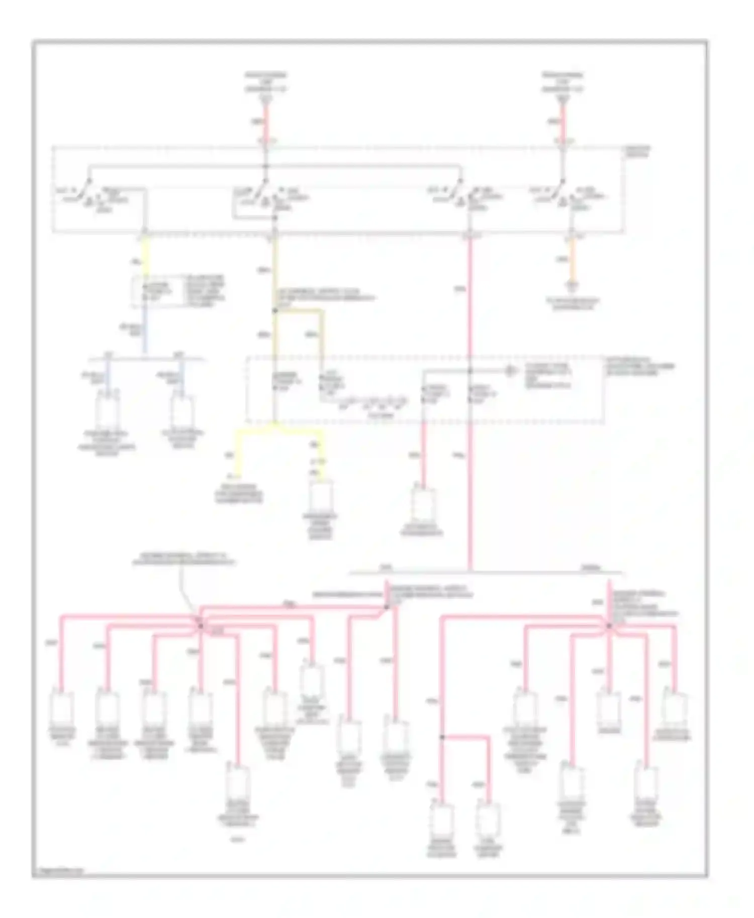 Forward Control P3500 GMC  (1985-1999): Power distribution circuit, commercial chassis (2 of 4)