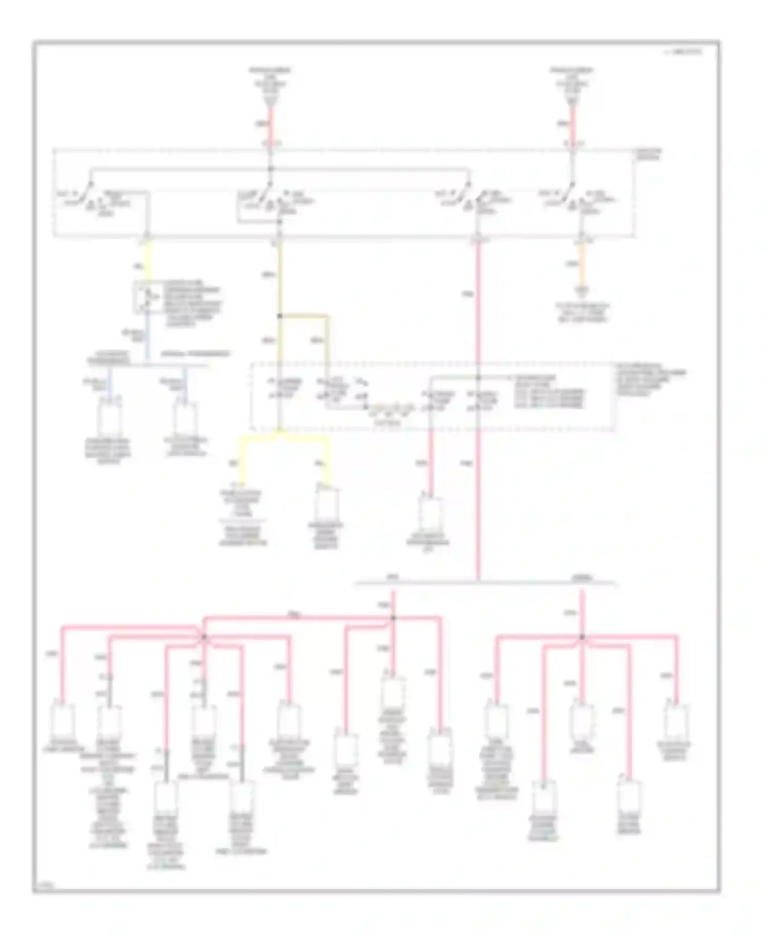 Forward Control P3500 GMC  (1985-1999): Power distribution circuit, commercial chassis (2 of 5)