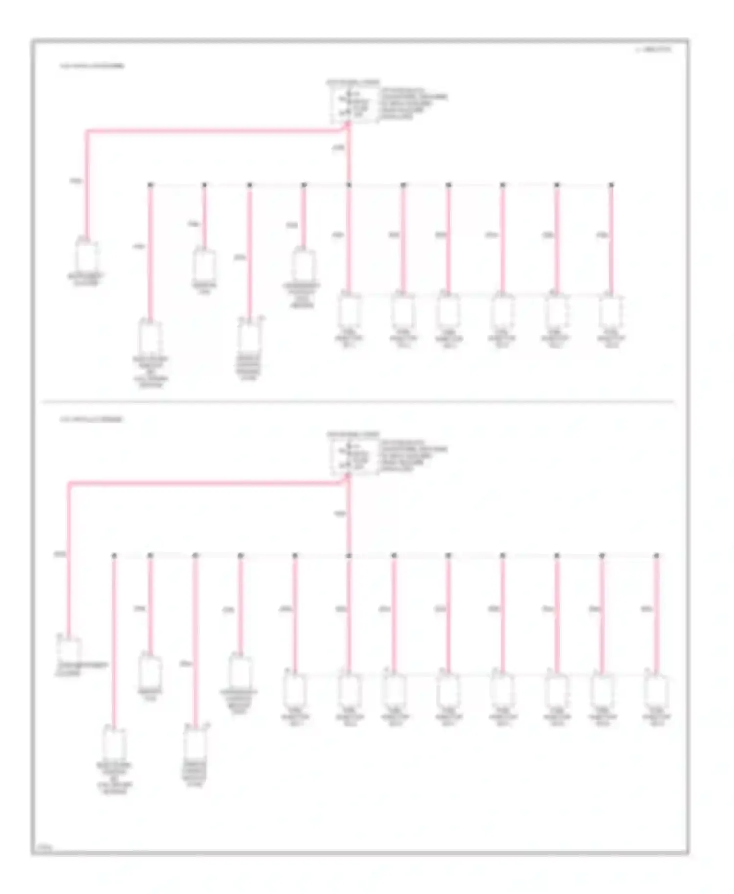 Forward Control P3500 GMC  (1985-1999): Power distribution circuit, commercial chassis (3 of 5)