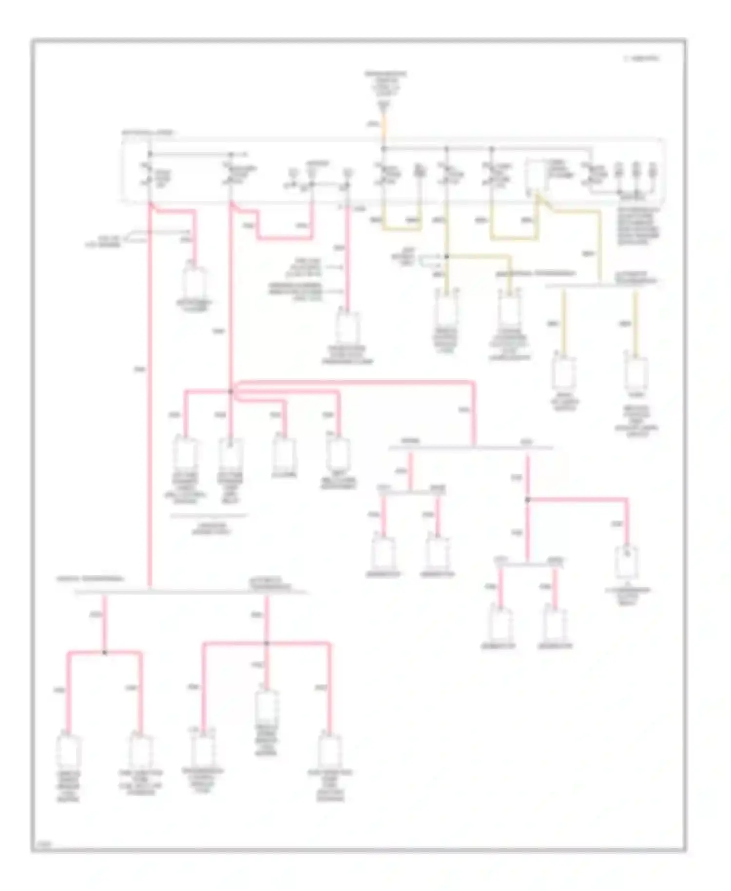 Forward Control P3500 GMC  (1985-1999): Power distribution circuit, commercial chassis (4 of 5)