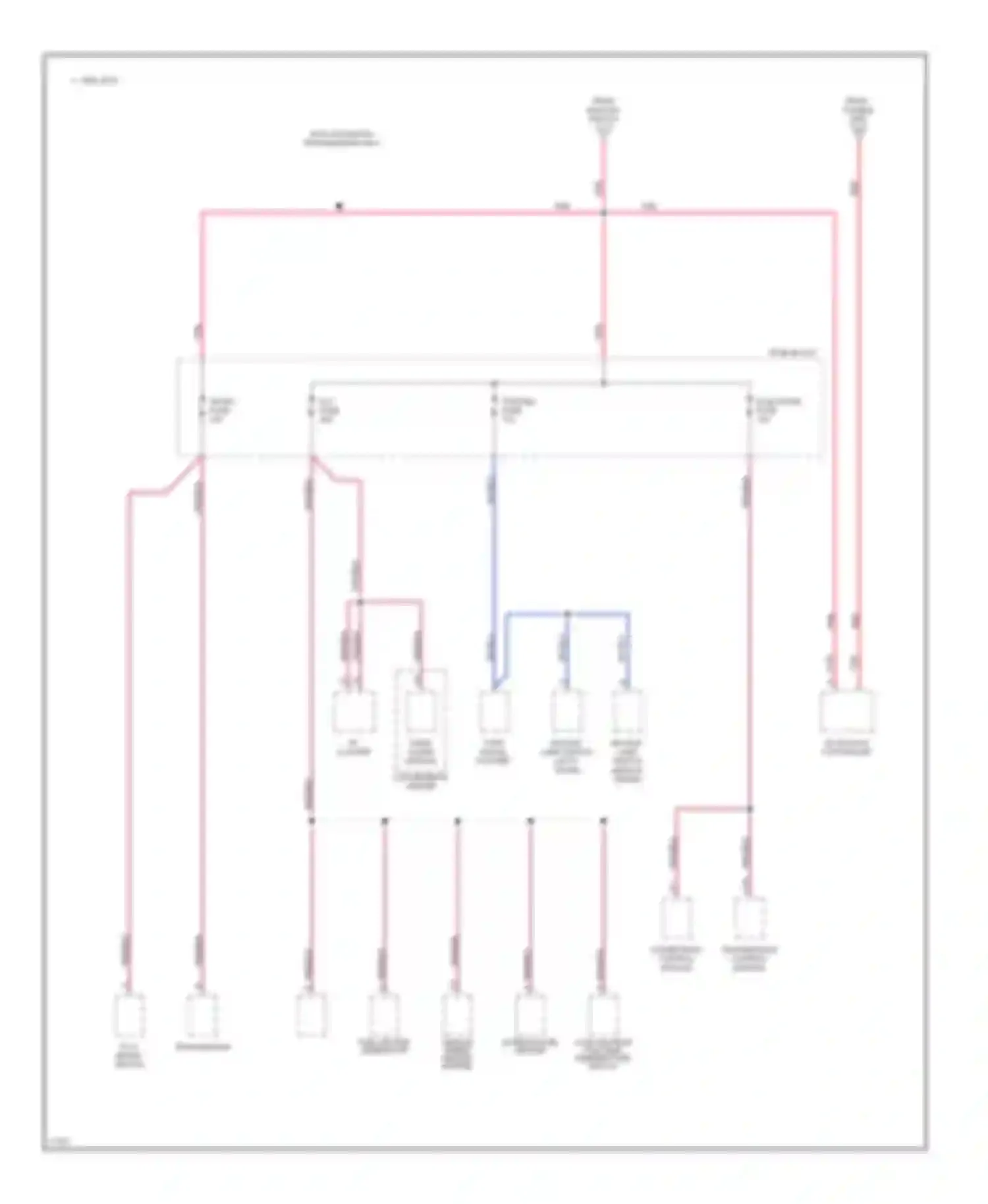 Forward Control P3500 GMC  (1985-1999): Power distribution circuit, commercial chassis (diesel) (2 of
2)