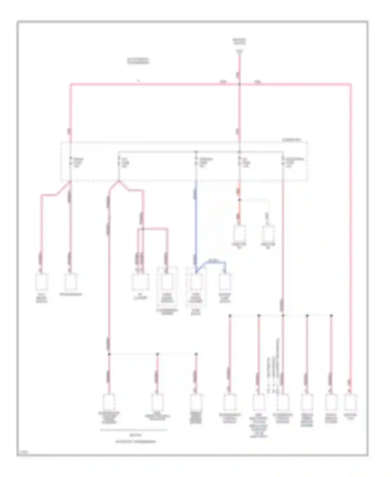 Forward Control P3500 GMC  (1985-1999): Power distribution circuit, commercial chassis (gasoline) (2
of 2)